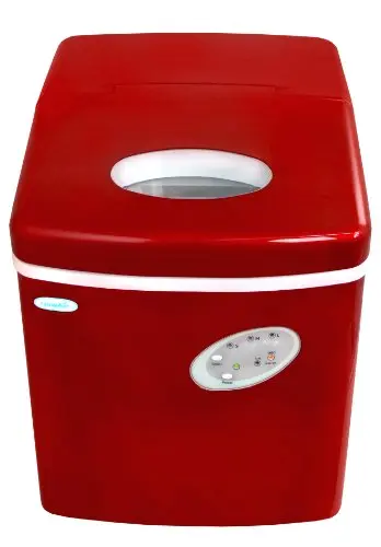 NewAir Counter Top Ice Maker Machine (Black), Compact Automatic Ice Maker, Cubes Ready in 6 Minutes, 28 Pounds in 24 Hours - Perfect for Home/Kitchen/Office/Bar