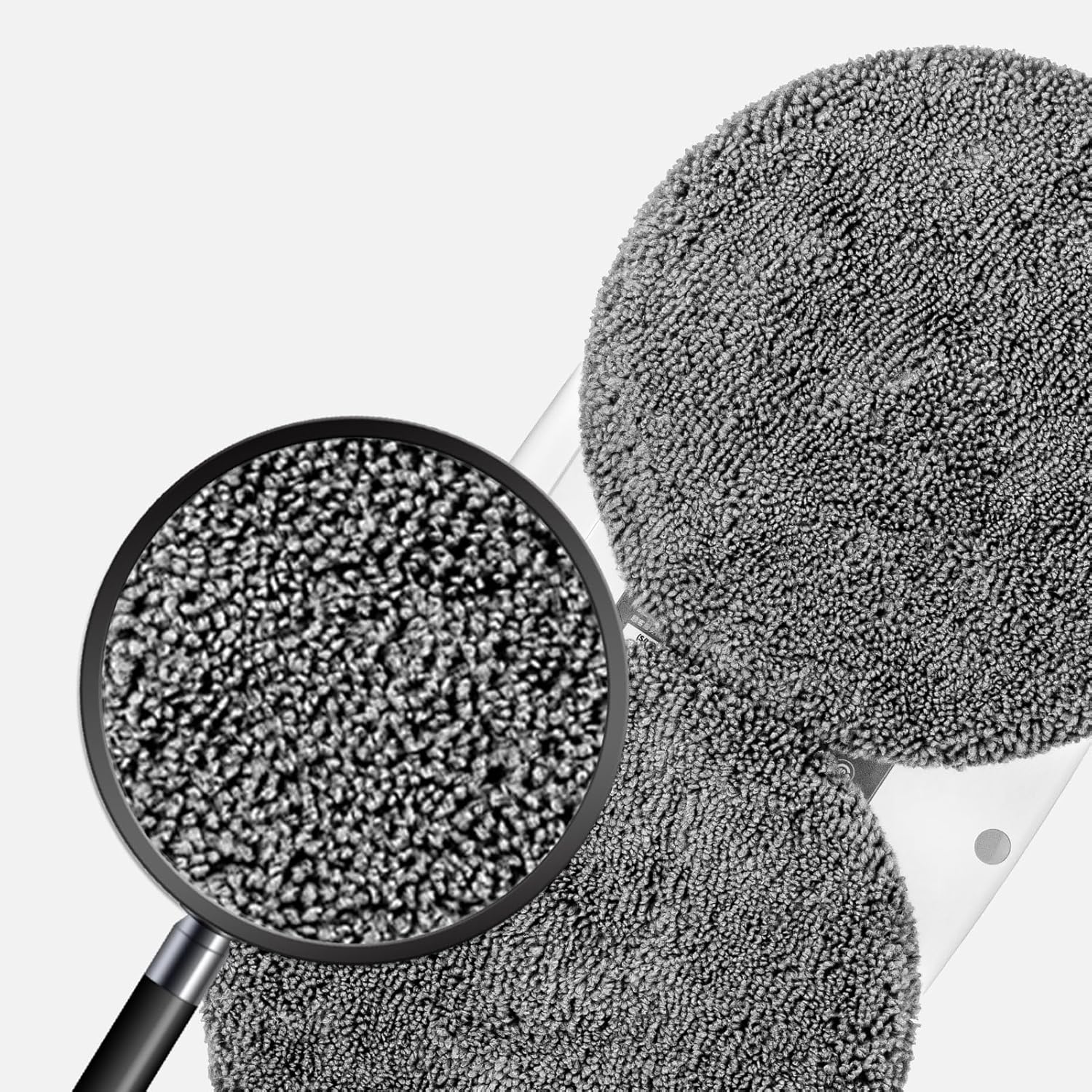 HUTT DDC55 Robot Nettoyeur Vitre, Robot Laveur de Vitre Automatique, Système de Sécurité, Navigation Intelligente, Télécommandé, pour Toutes Les Surfaces Lisses, avec 12 Chiffons