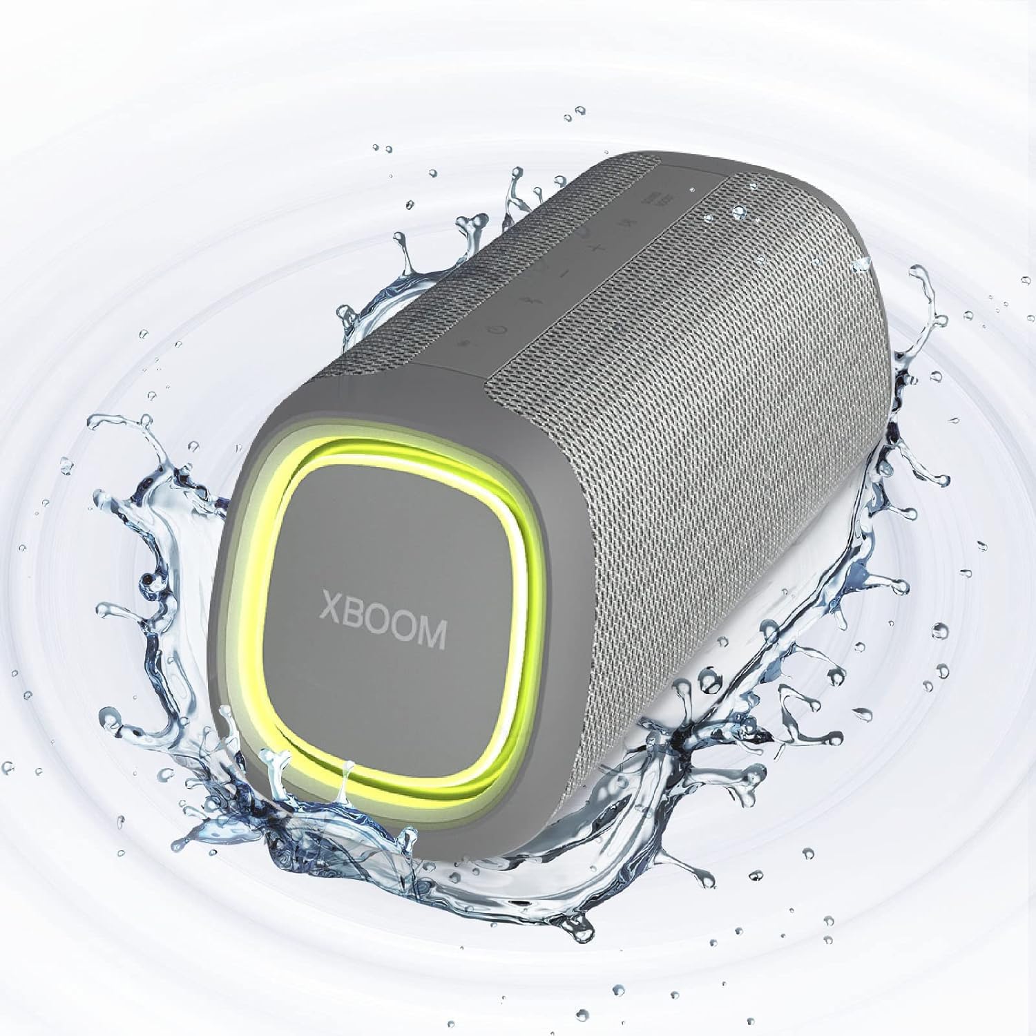 LG, Enceinte Bluetooth puissante, Portable, Enceinte Bluetooth Lumineuse, XBOOM 360°, Éclairage Personnalisable, Jusqu'à 24h d'autonomie, Enceinte Bluetooth Design, DXO2T