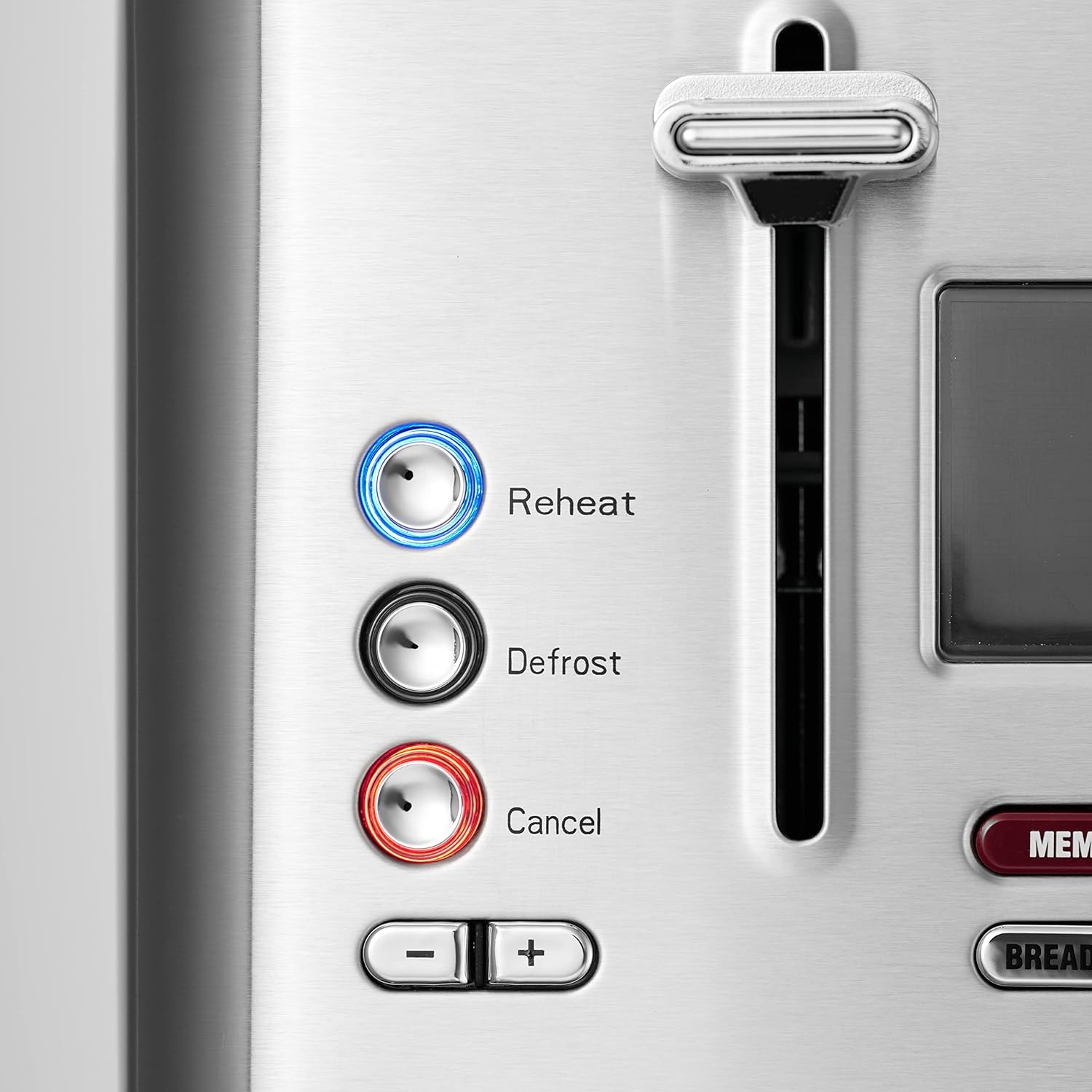 Solis Flex Grille-pain avec grille réchauffe-viennoiseries, 2 tranches avec écran avec fentes extra larges, grille-pain intelligent avec 7 programmes pour différents types de pain, tiroir