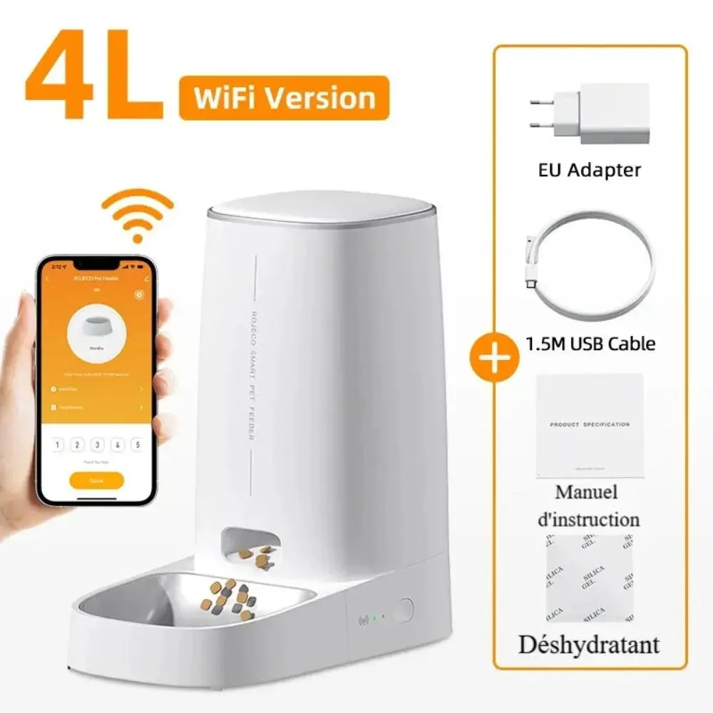 Distributeur automatique croquettes chat