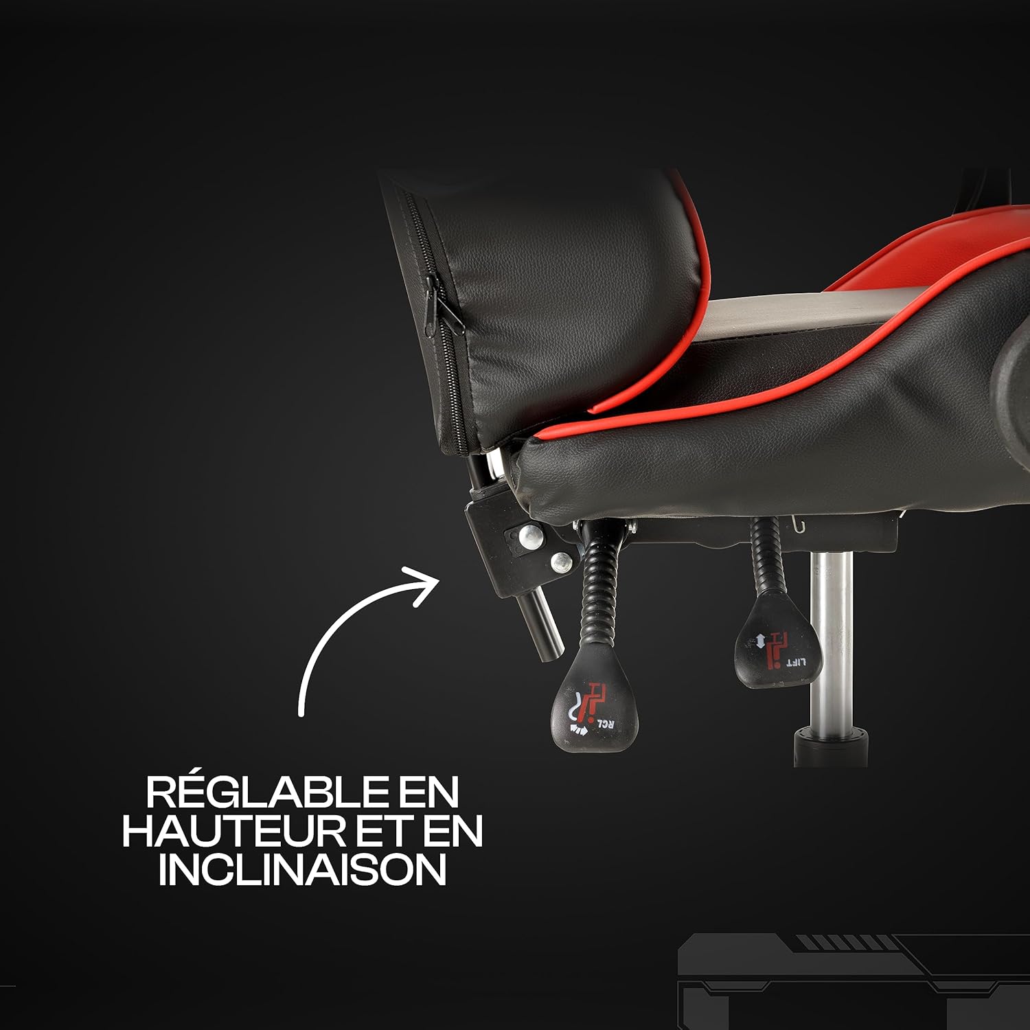 Baroni Home Chaise de Gaming, Chase de Jeux Ergonomique Chaise de Bureau avec Confortable Dossier réglable, Appui-tête et Soutien Lombaire, Blanc