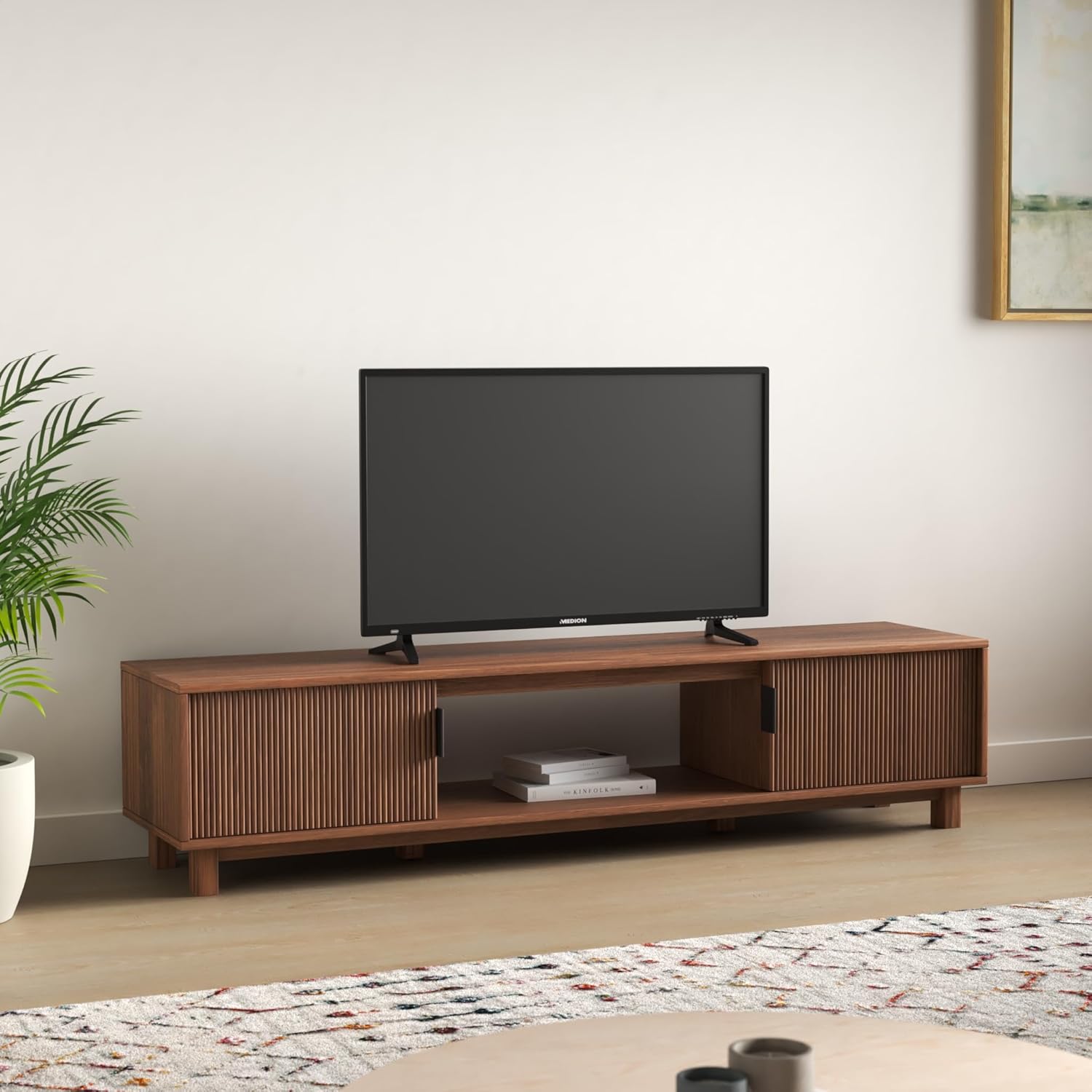 MEDION E14080 (MD 30224) Téléviseur Full HD 100,3 cm (40 Pouces) (Lecteur DVD intégré, récepteur Triple Tuner DVB-T2 DVB-C DVB-S2, 2 x HDMI, VGA, USB, Mediaplayer, CI+)