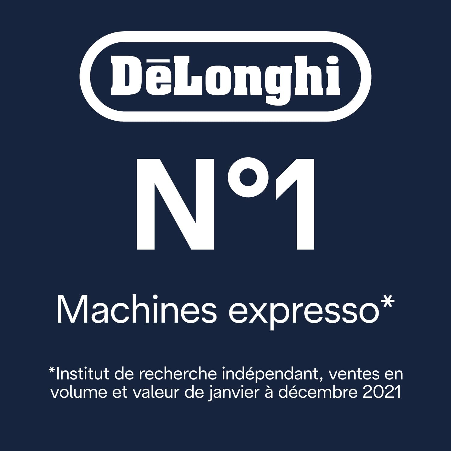 De'Longhi Specialista Prestigio EC9355.M Machine à café, expresso et cappuccino avec pompe, en grains Métallique