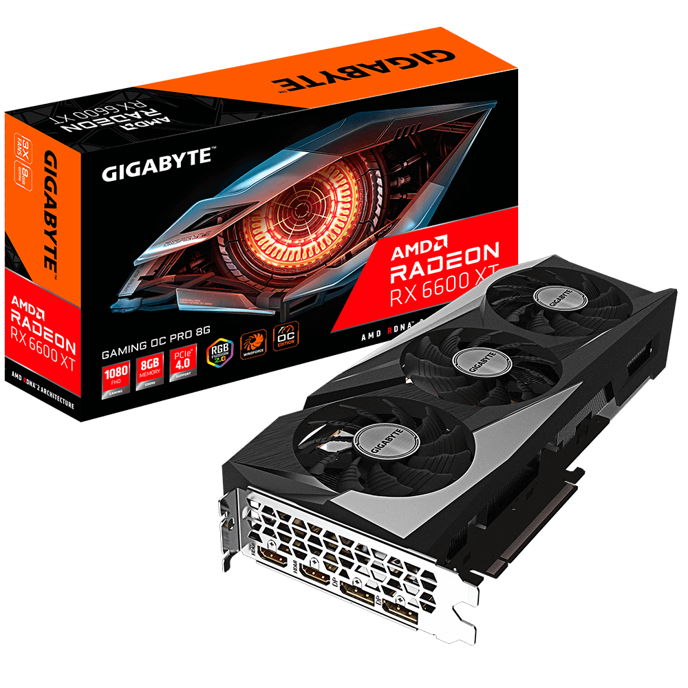 Gigabyte Radeon™ RX 6600 XT Gaming Pro OC 8G