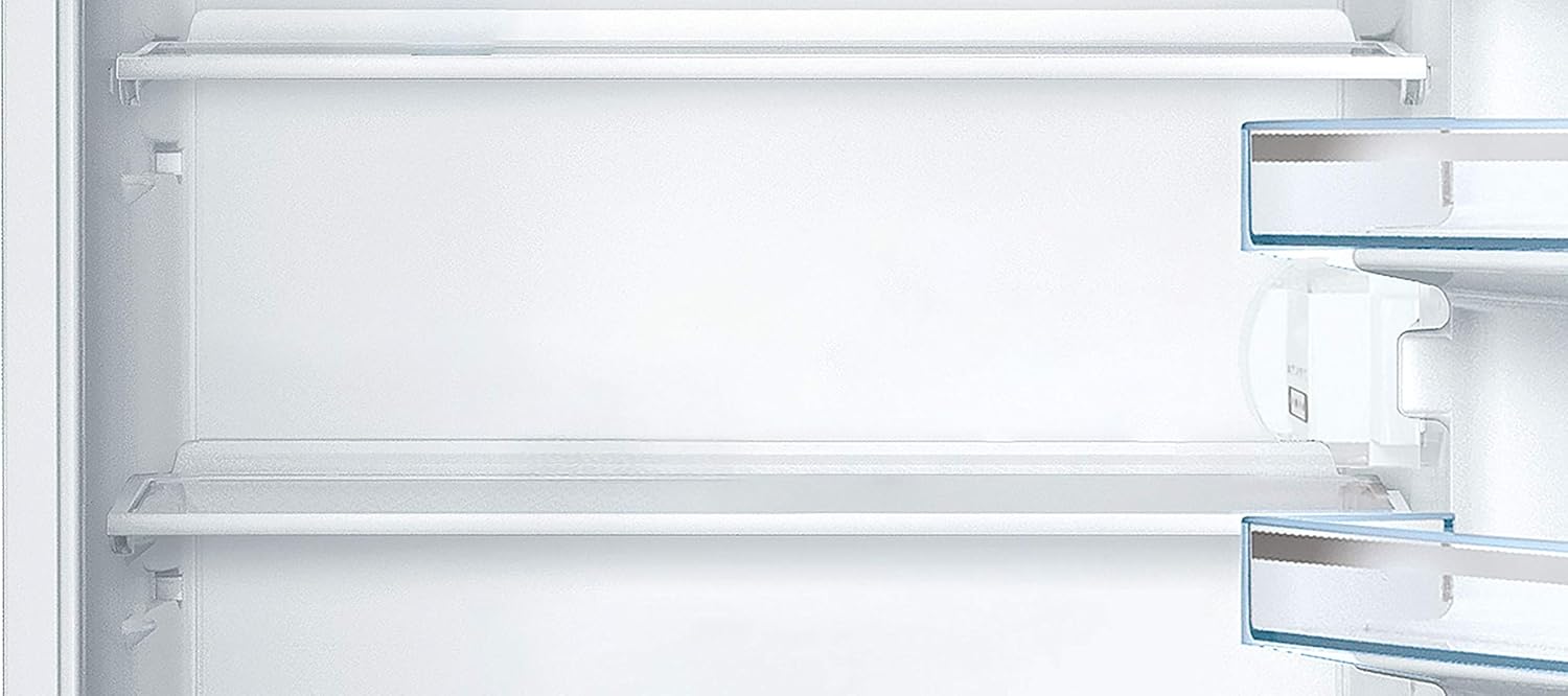 Bosch KIR81AFE0 Serie 6 Réfrigérateur encastrable, 177,5 x 56 cm, 319 L, charnière plate, fabriqué en Allemagne, VitaFresh plus 2 x fraîcheur plus longue, éclairage LED uniforme