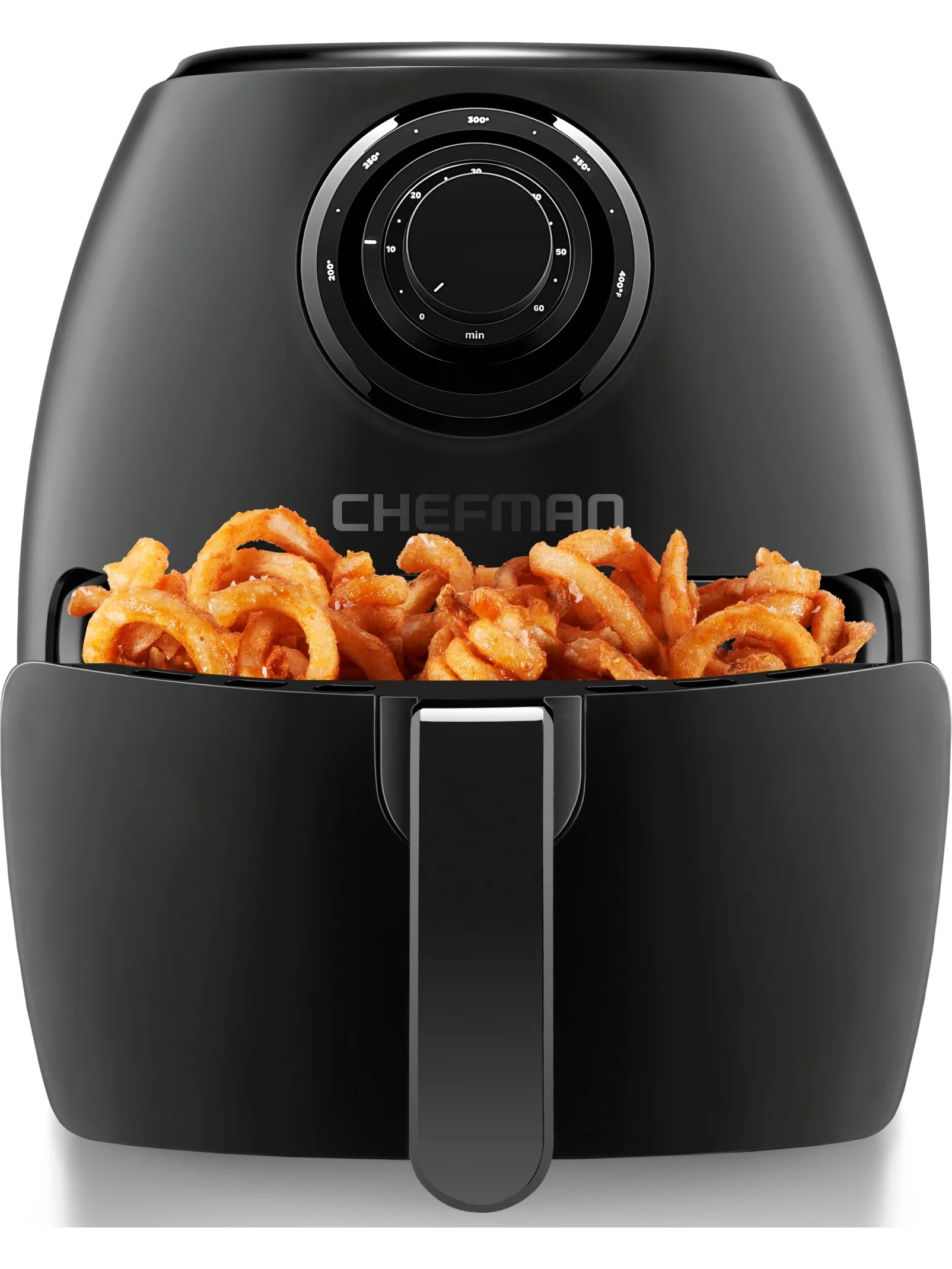 CHEFMAN Multifunctional Digital Air Fryer+ Rotisserie, Dehydrator, Convection Oven, 17 Touch Screen Presets Fry, Roast, Dehydrate, Bake, XL 10L Family Size, Auto Shutoff, Large Easy-View Window, Black
