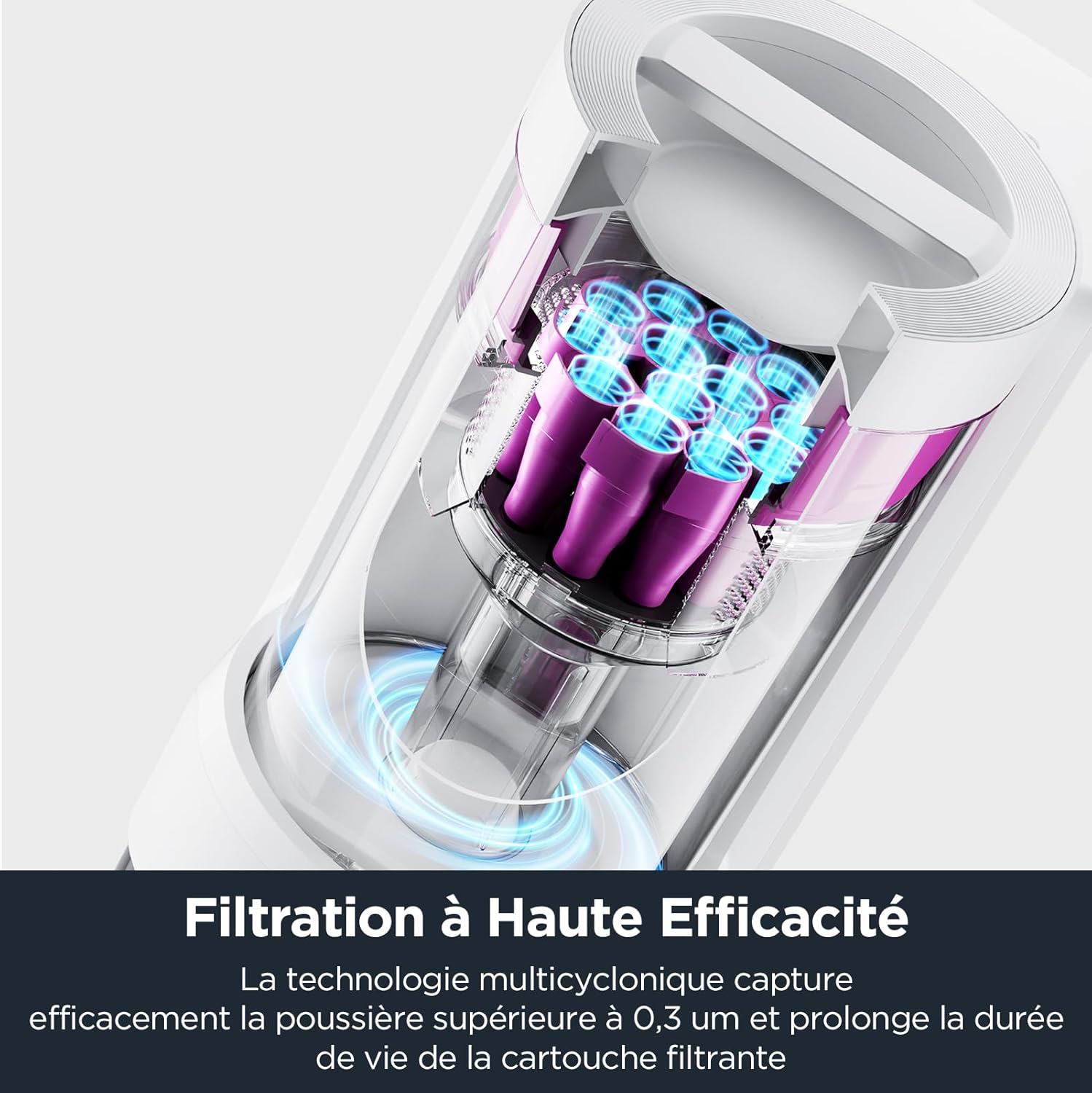 Eureka E20 Plus Aspirateur Robot de 8000 Pa avec Station de Vidange Automatique sans Sac, Robot Aspirateur Laveur Anti Enchevêtrement, Évitement d'Obstacles 3D, Autonomie de 180 Minutes, DuoDetect AI