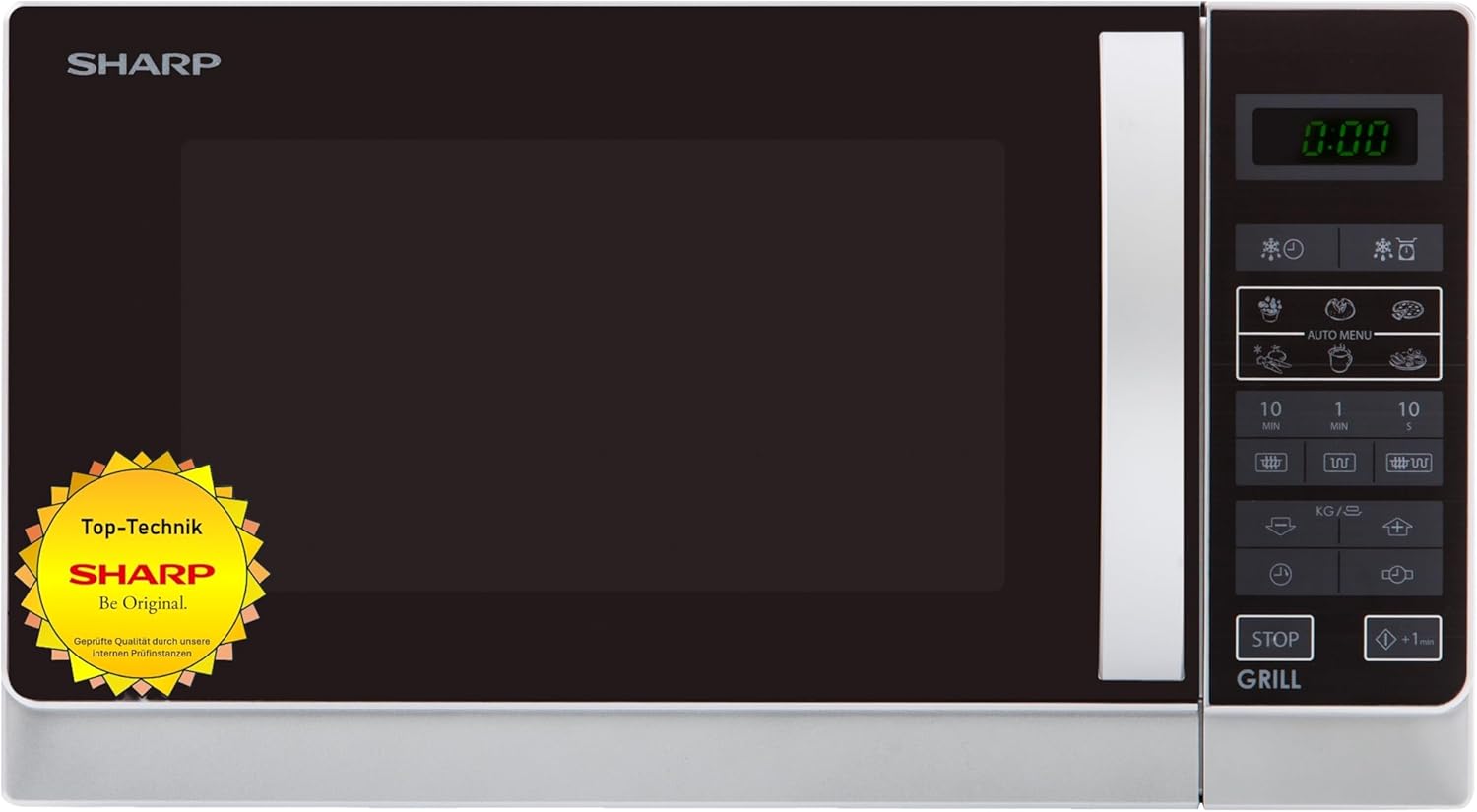 Sharp Home Appliances R742INW micro-onde Comptoir Micro-onde combiné 25 L 900 W Argent