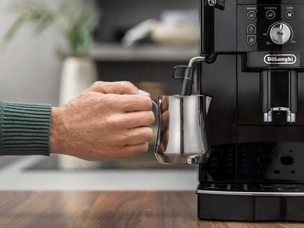 De'Longhi Magnifica S Smart Machine a Café Grain ECAM230.13.B, Machine Expresso et Cappuccino, 1.8L, 1450W, Noir [Exclusif Amazon]