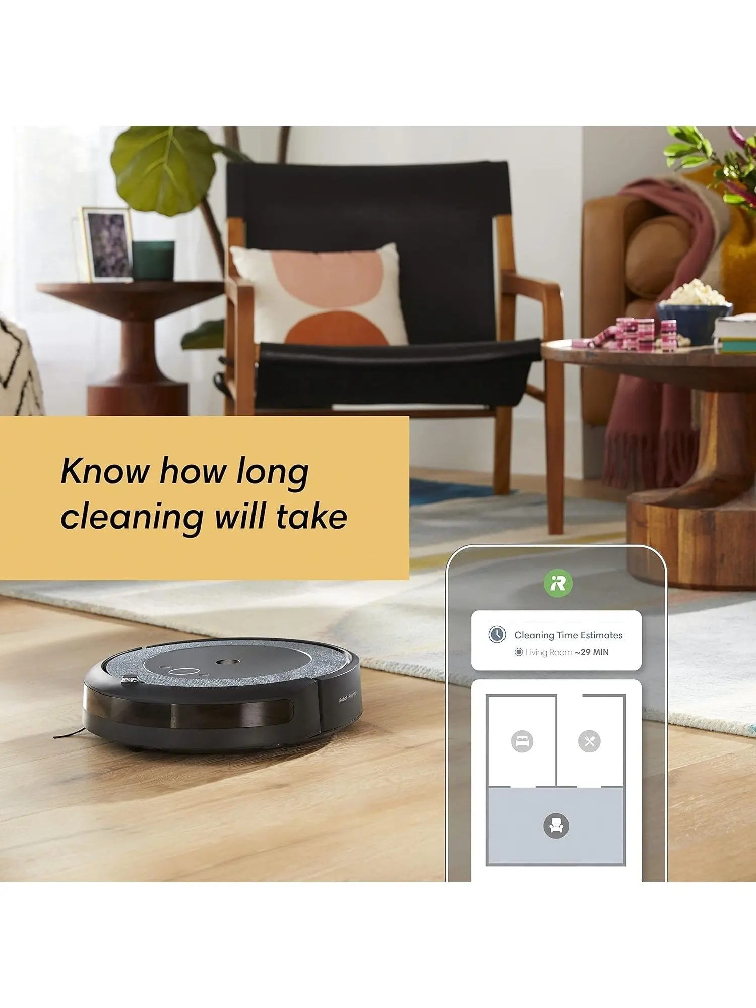 iRobot Roomba i4+ EVO Self Emptying Robot Vacuum - Empties Itself for up to 60 Days, Clean by Room with Smart Mapping, Compatible with Alexa, Ideal for Pet Hair, Carpets