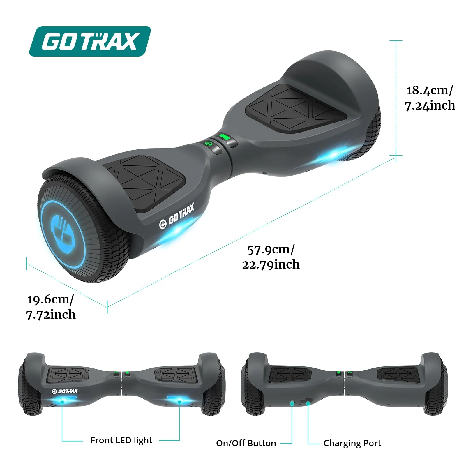 Gotrax Edge Hoverboard with 6.5