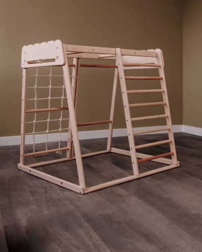 Aire de jeux Intérieur enfant | Jeu Montessori en bois pour Enfants | Escalade 1 an à 5 ans