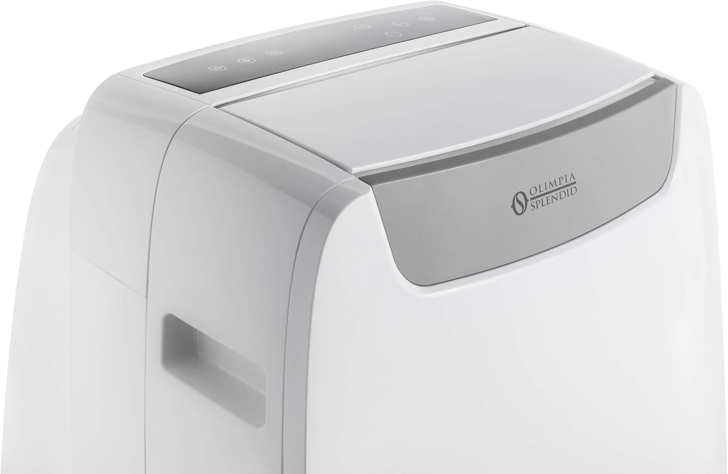 Olimpia Splendid-02265 Dolceclima Compact 8X- Climatiseur portable 3-en-1 : Refroidissement, ventilation, déshumidification, 8 000 Btu/H, 2.1 Kw, Gaz R290, blanc-pour les pièces jusqu'à 60m³