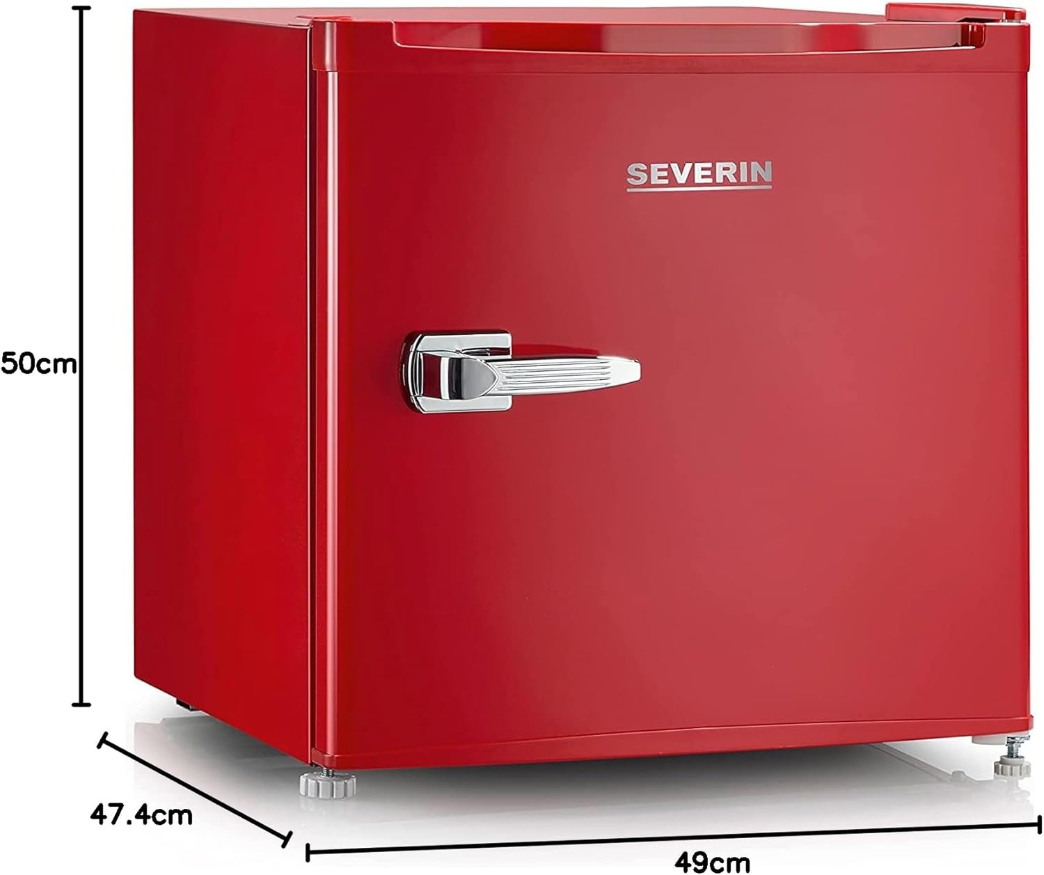 SEVERIN Combiné Table Top, Mini Bar, Mini réfrigérateur Pose libre, Réfrigérateur bar de largeur 56 cm, Volume : 120 Litres, Classe D, 110 kWh/an, 39 dB, Blanc, TKS 8846
