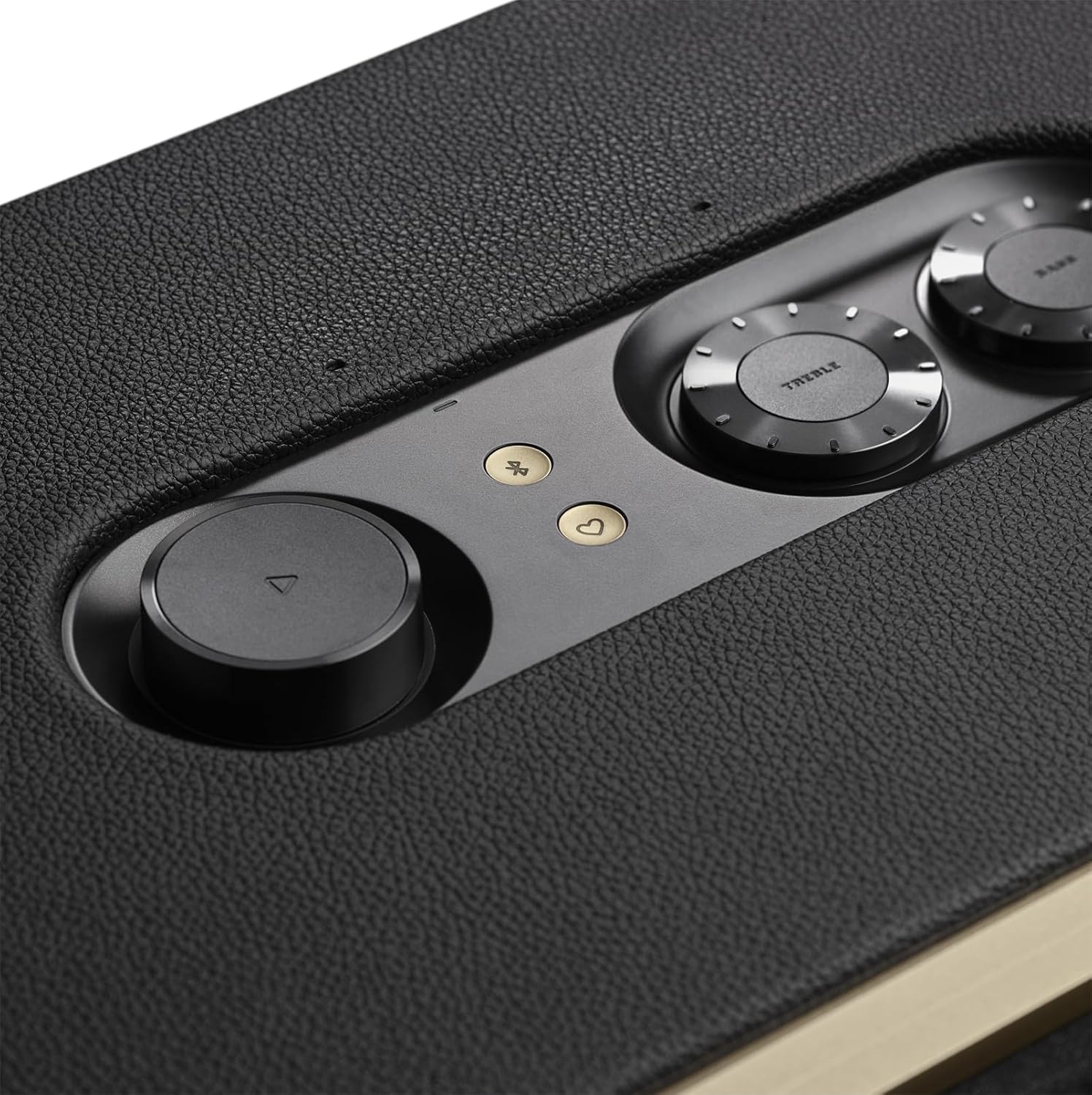 JBL Authentics 200 Enceinte Smart Home avec Wi-Fi, Bluetooth et assistants vocaux, design rétro, noire, Prise européenne (Type C)