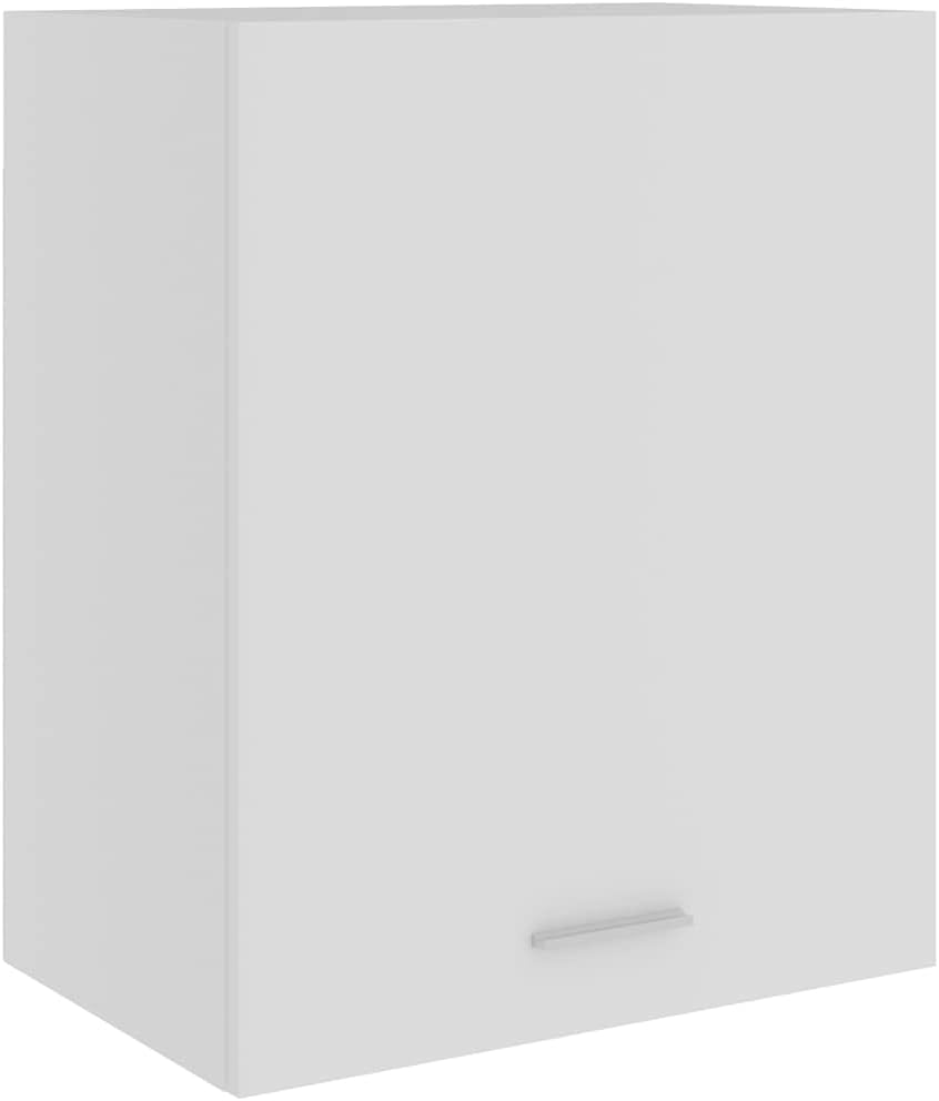 vidaXL Armoire à Micro-Ondes Placard Armoire de Rangement Meubles de Cuisine avec 4 Etagères Intérieur Maison Gris Béton 60x57x207 cm Aggloméré