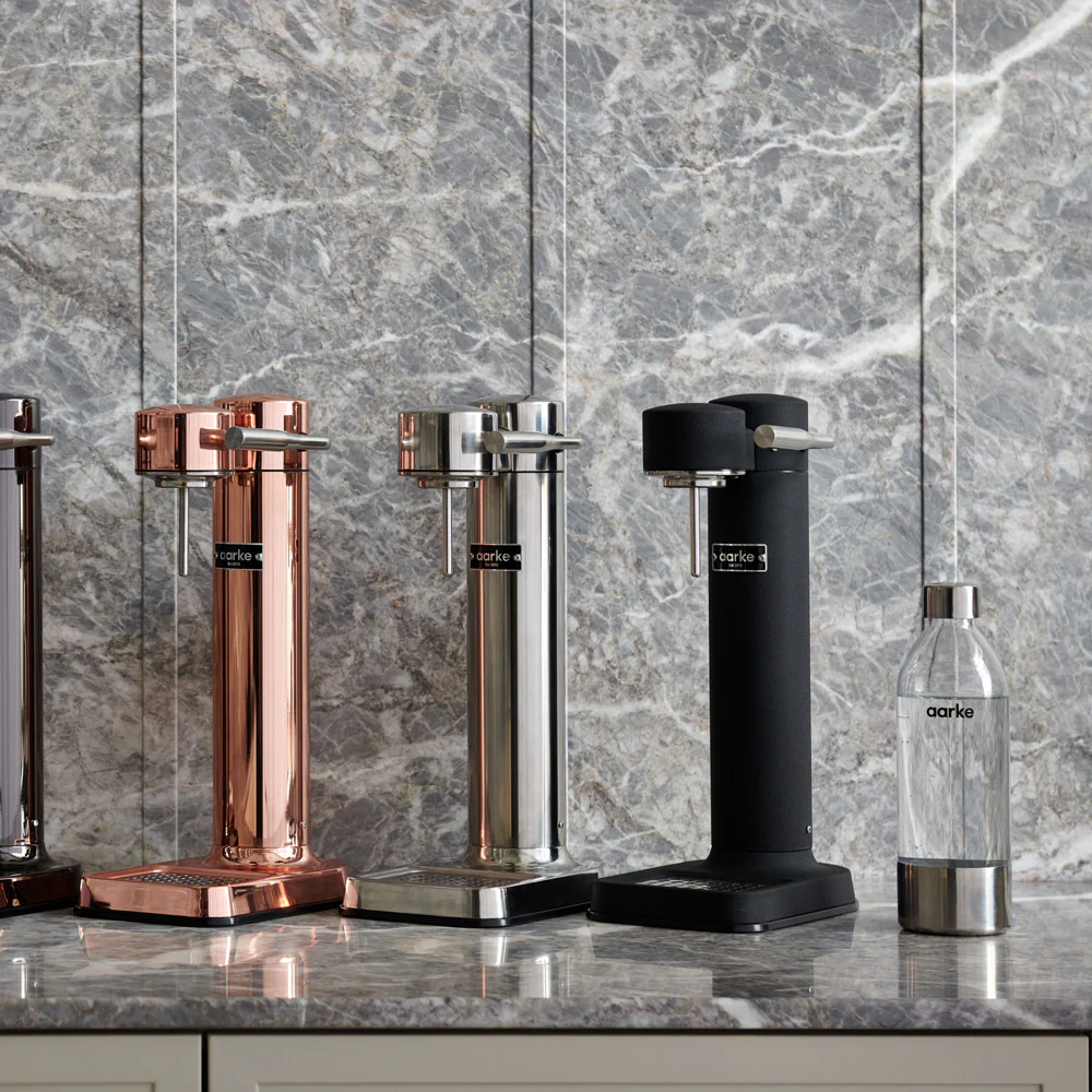 Machine à eau pétillante Carbonator 3 Edition acier Aarke