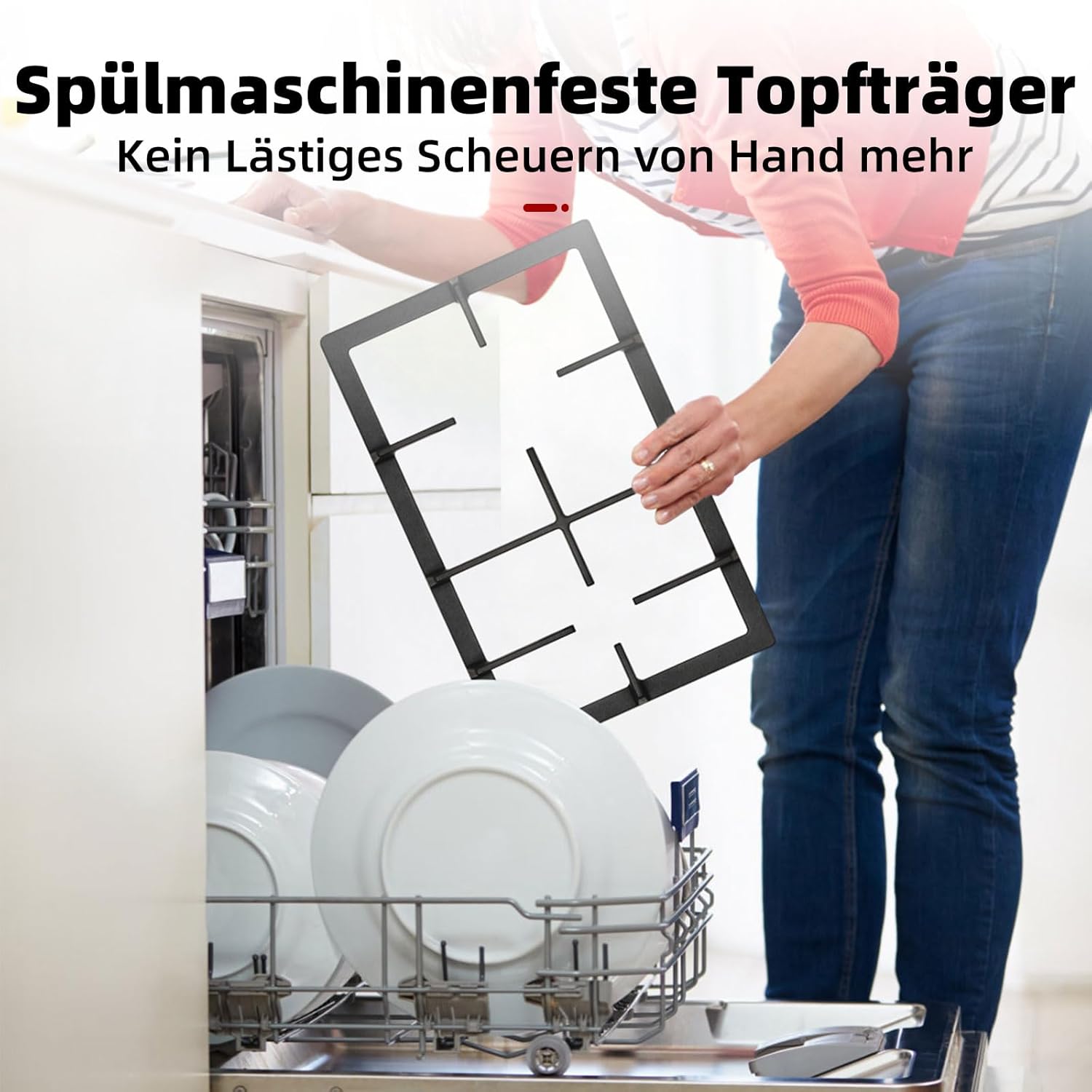 GASLAND GH2805BG1FC Table de cuisson à gaz 5 feux, Cuisinière à gaz avec brûleur wok, Table de cuisson à gaz encastrable, 76cm noir Cuisinière à gaz en verre, Cuisinière à gaz 10,4KW, GPL/NG