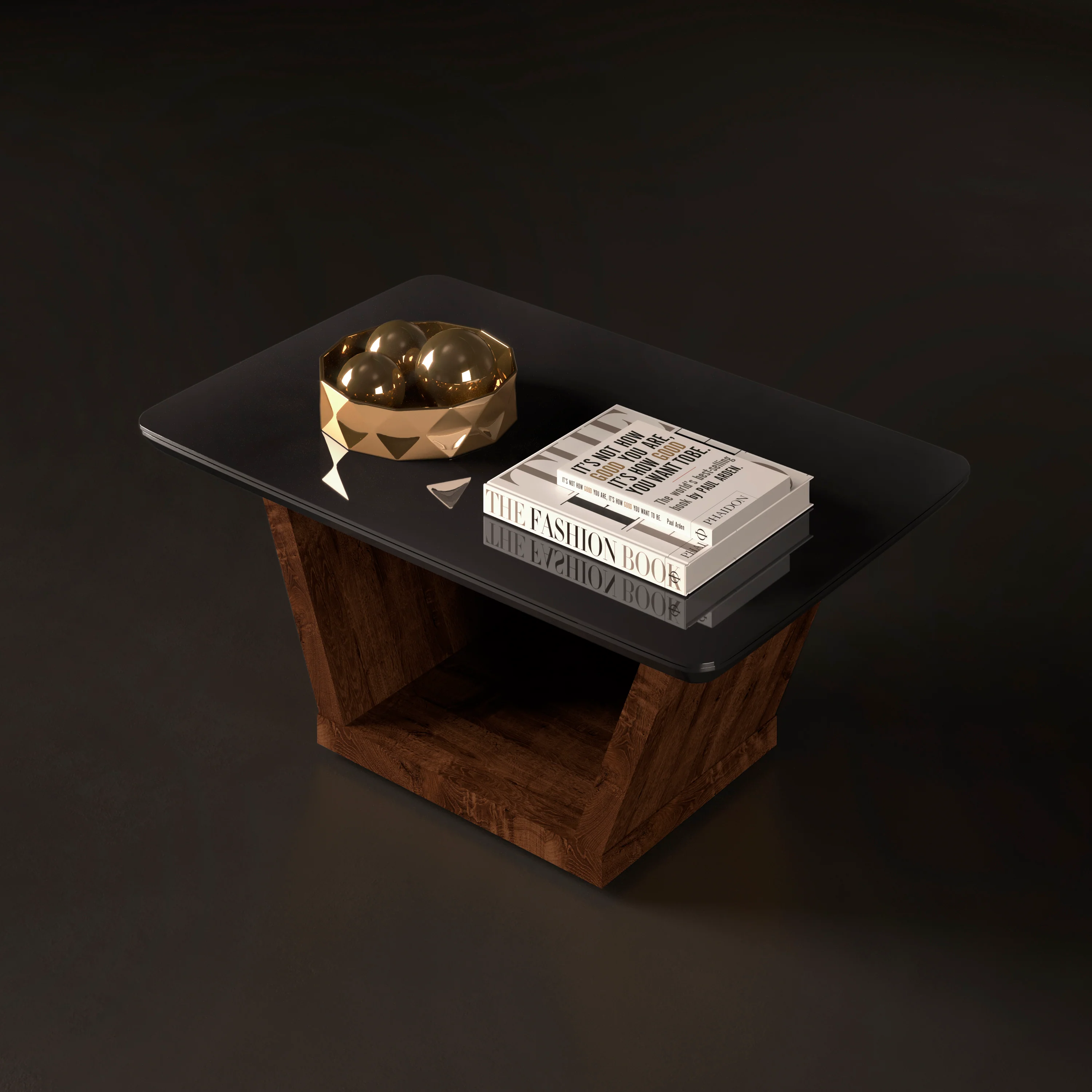 TABLE CENTRALE DJ FRATELLO RUSTICO MALBEC/PRETO BRILHO *  19 825.146