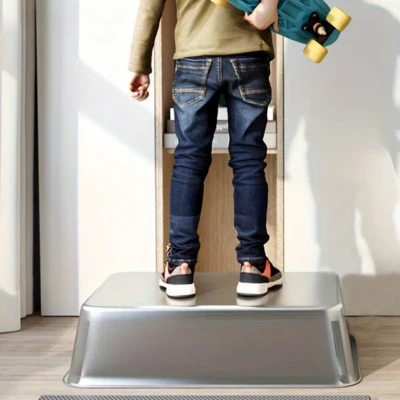 bac a litiere | acier inoxydable