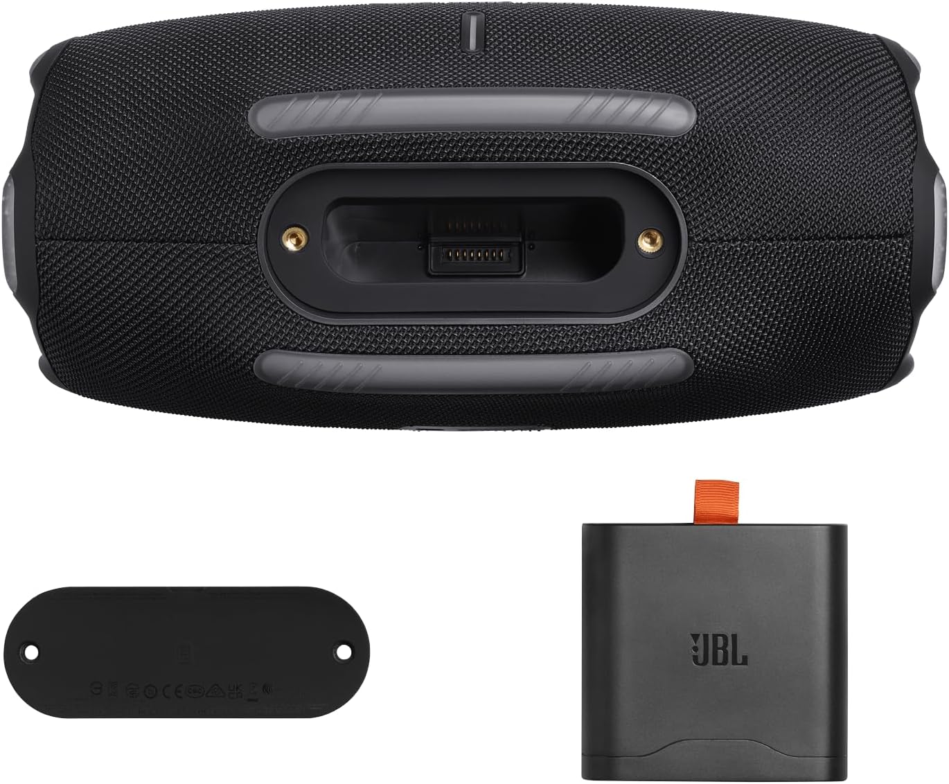 JBL Xtreme 4, Enceinte portable Bluetooth avec son JBL Pro, jusqu'à 24h d'autonomie, Recharge rapide, Étanche indice IP67, bandoulière incluse, bleu, Prise européenne (Type C)