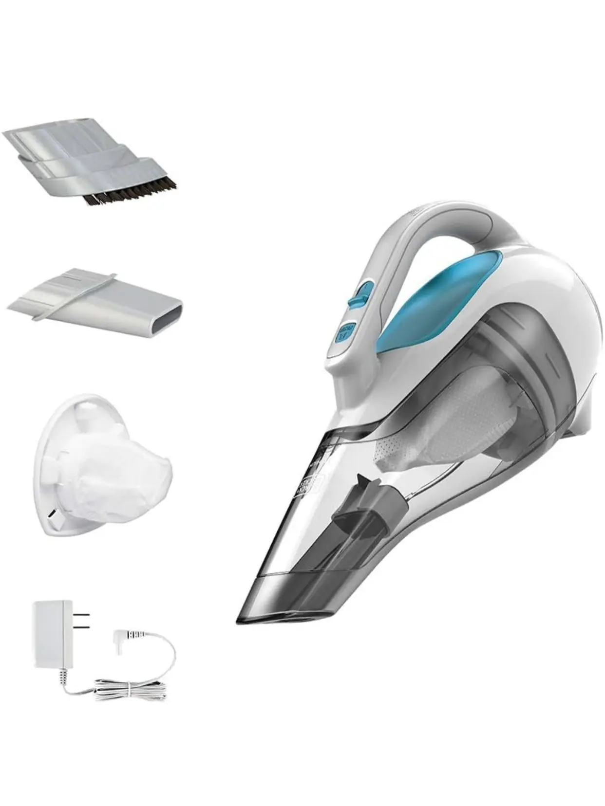 BLACK+DECKER dustbuster Cordless Handheld Vacuum, Flexi Blue/Grey/White (HHVI315JO42)