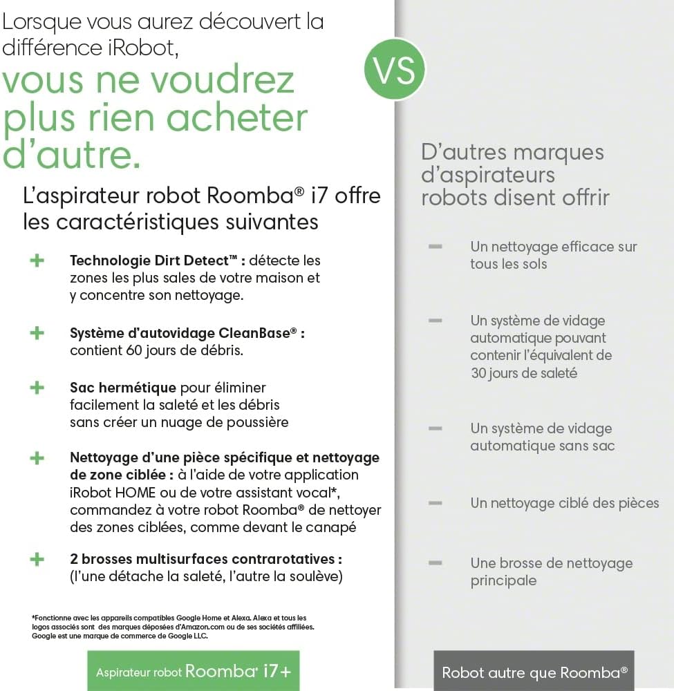 iRobot Roomba Combo j9+ Vacuum and Mop Robot with Automatic Suction/Refill Station, Mapping, PrecisionVision Navigation, 4-Stage Cleaning, Object Detection/Avoidance, Voice Assistant Compatible