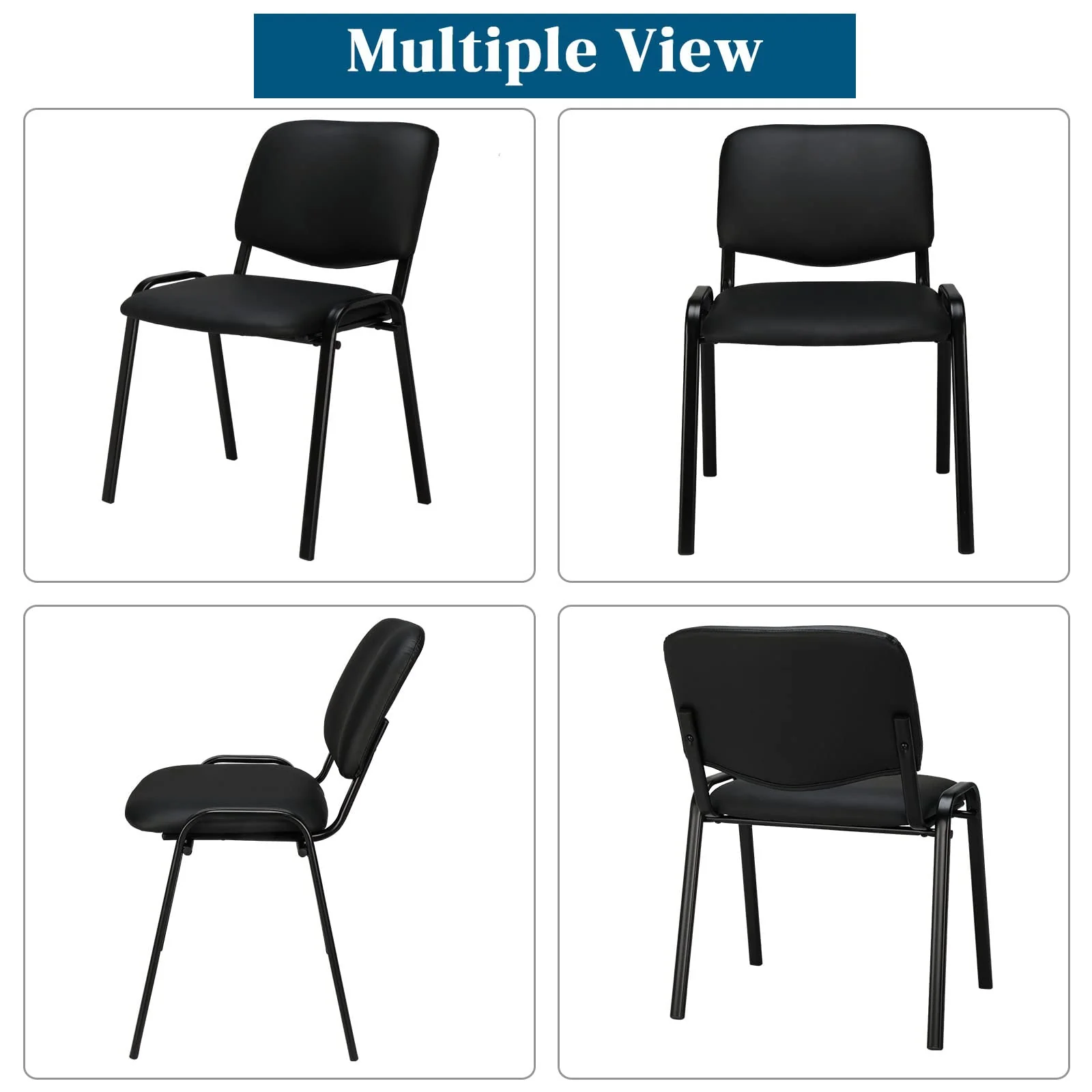 VINGLI Waiting Room Chairs, 5-Pack Conference Room Chairs