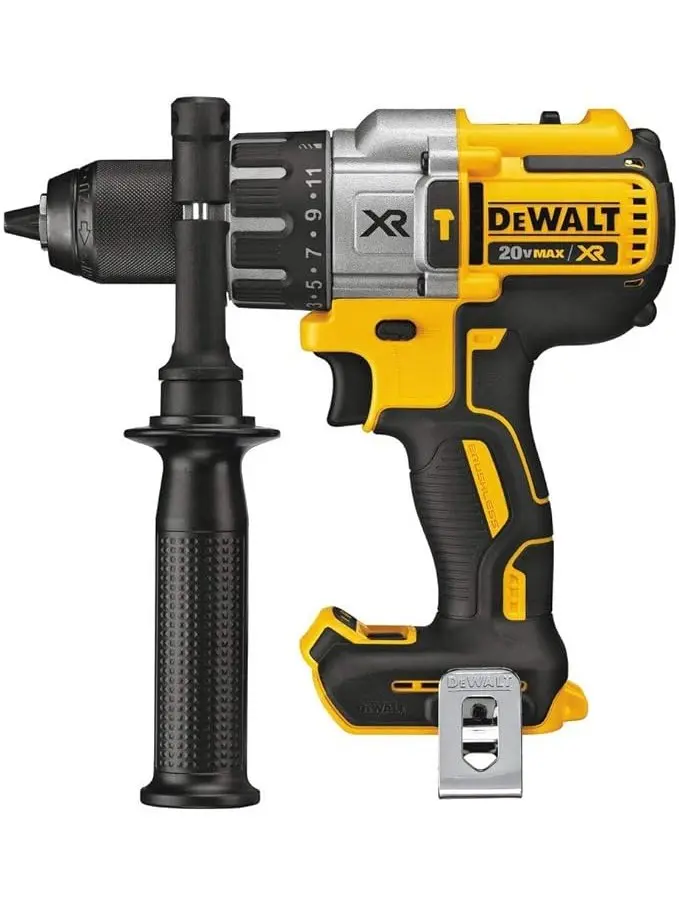 DEWALT 20V MAX XR Hammer Drill, Brushless, 3-Speed, Tool Only (DCD996B), Battery Powered, Yellow/Black