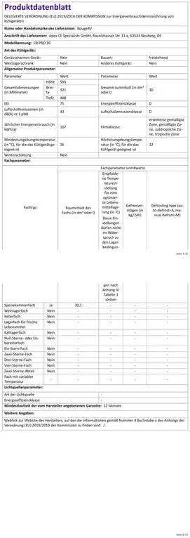 BougeRV CRPRO Glacière à Compression, Frigo Voiture 20 litres(-22℃~10℃), 12/24V DC &110-240V AC Glaciere Voiture, Frigo Compression 12v, pour voiture, camping, voyage