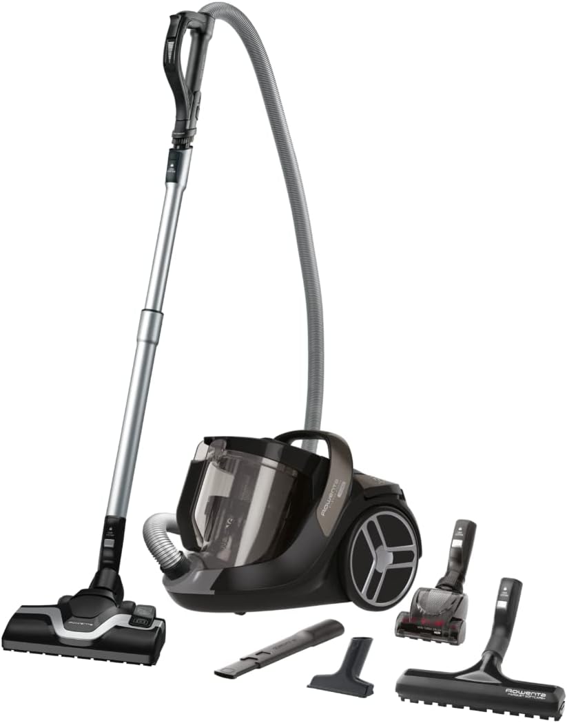 Rowenta Silence Force Cyclonic Aspirateur sans sac, Aspirateur traineau, Performant, Silencieux, Elégant, Capacité 2,5 L, Accessoires poils d'animaux, Fabriqué en France RO7260EA
