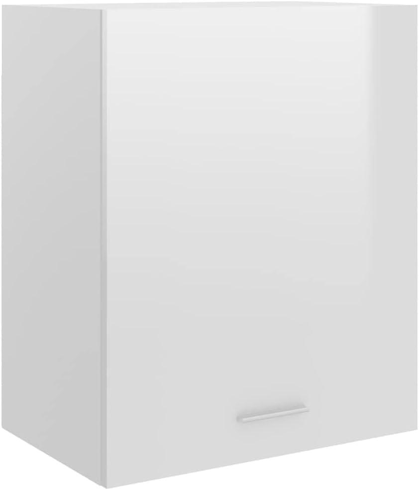 vidaXL Armoire à Micro-Ondes Placard Armoire de Rangement Meubles de Cuisine avec 4 Etagères Intérieur Maison Gris Béton 60x57x207 cm Aggloméré