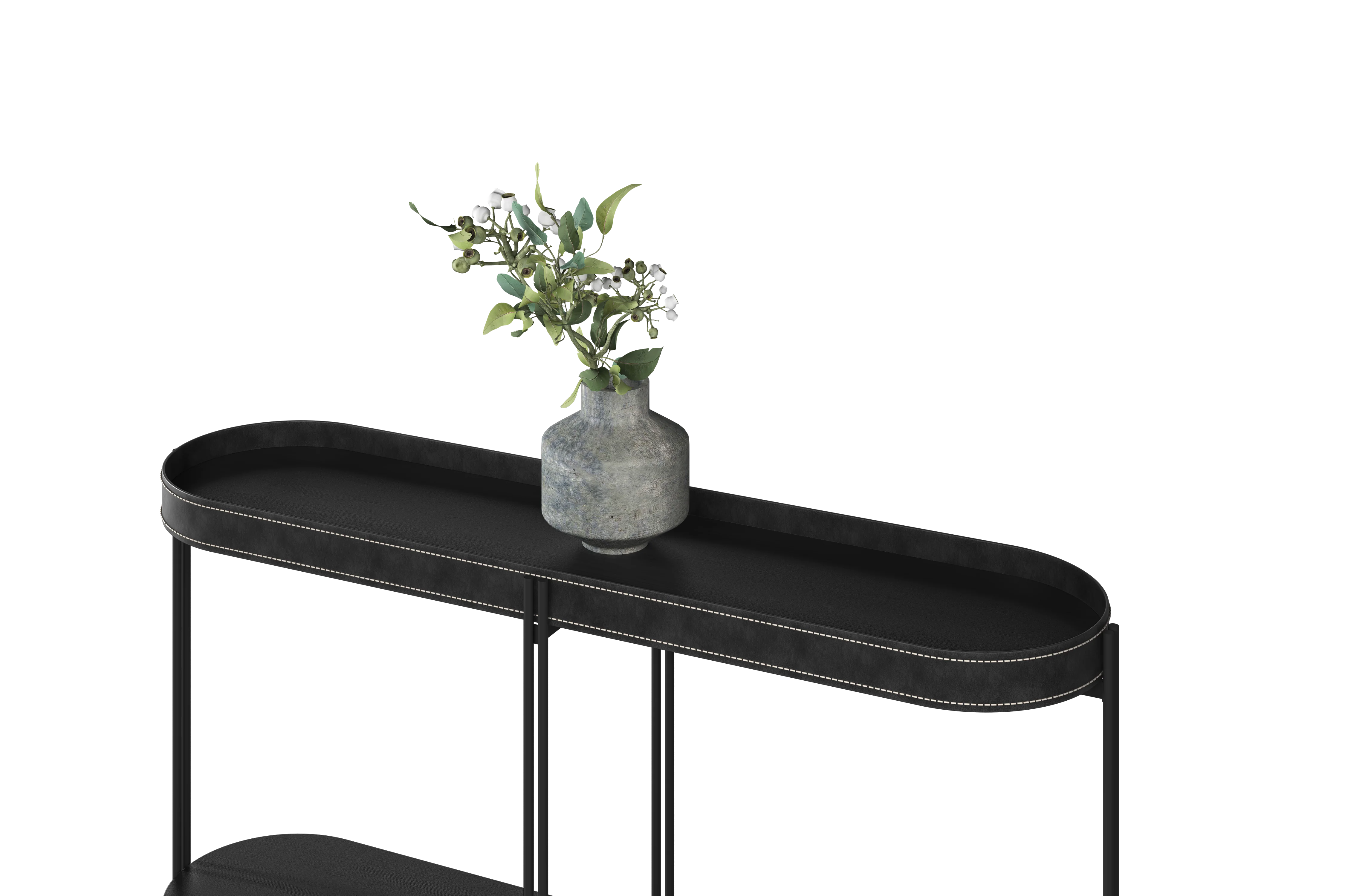 BUFFET TABLE MONACO BLACK TX