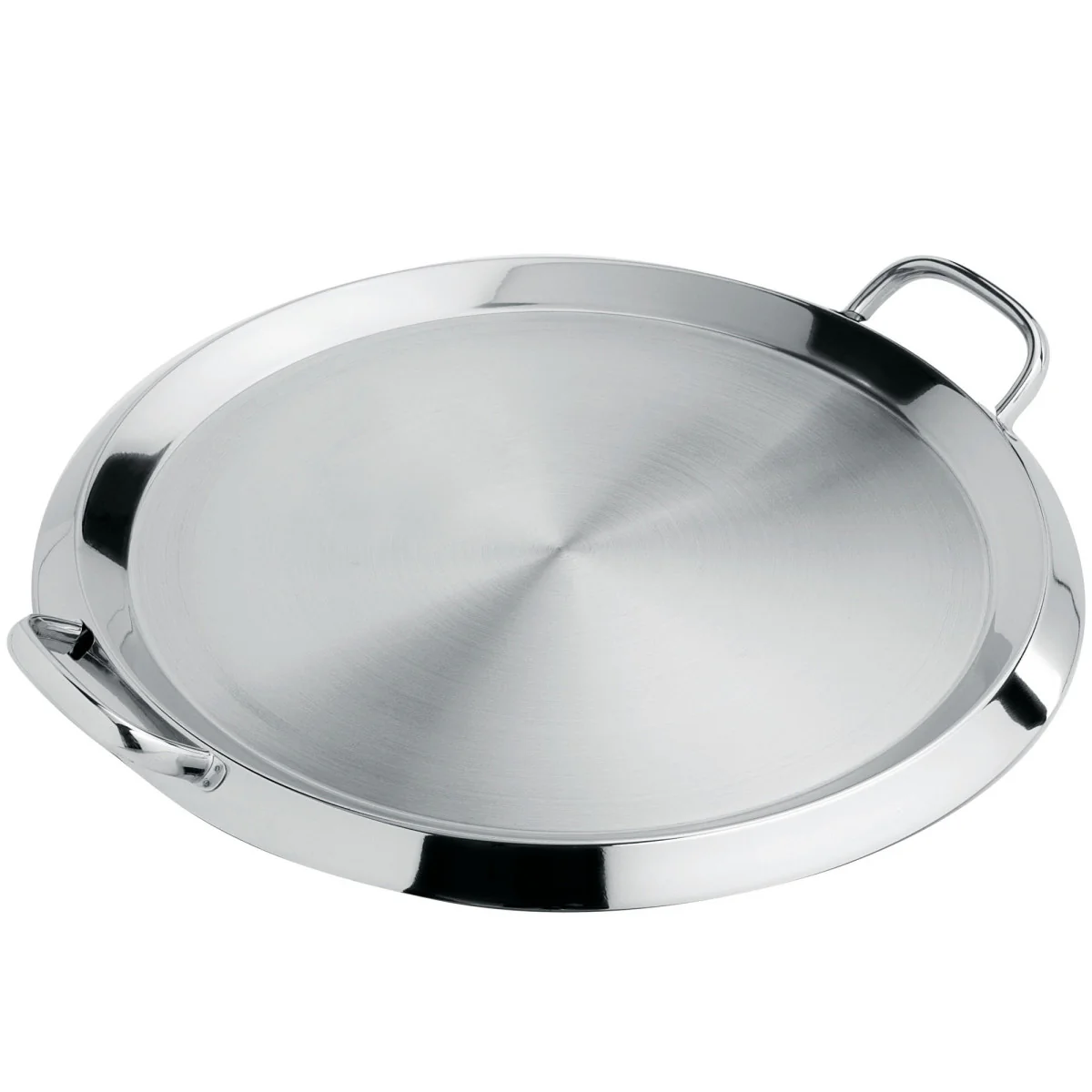 Gril Plancha inox avec anses fixes 34cm Cristel