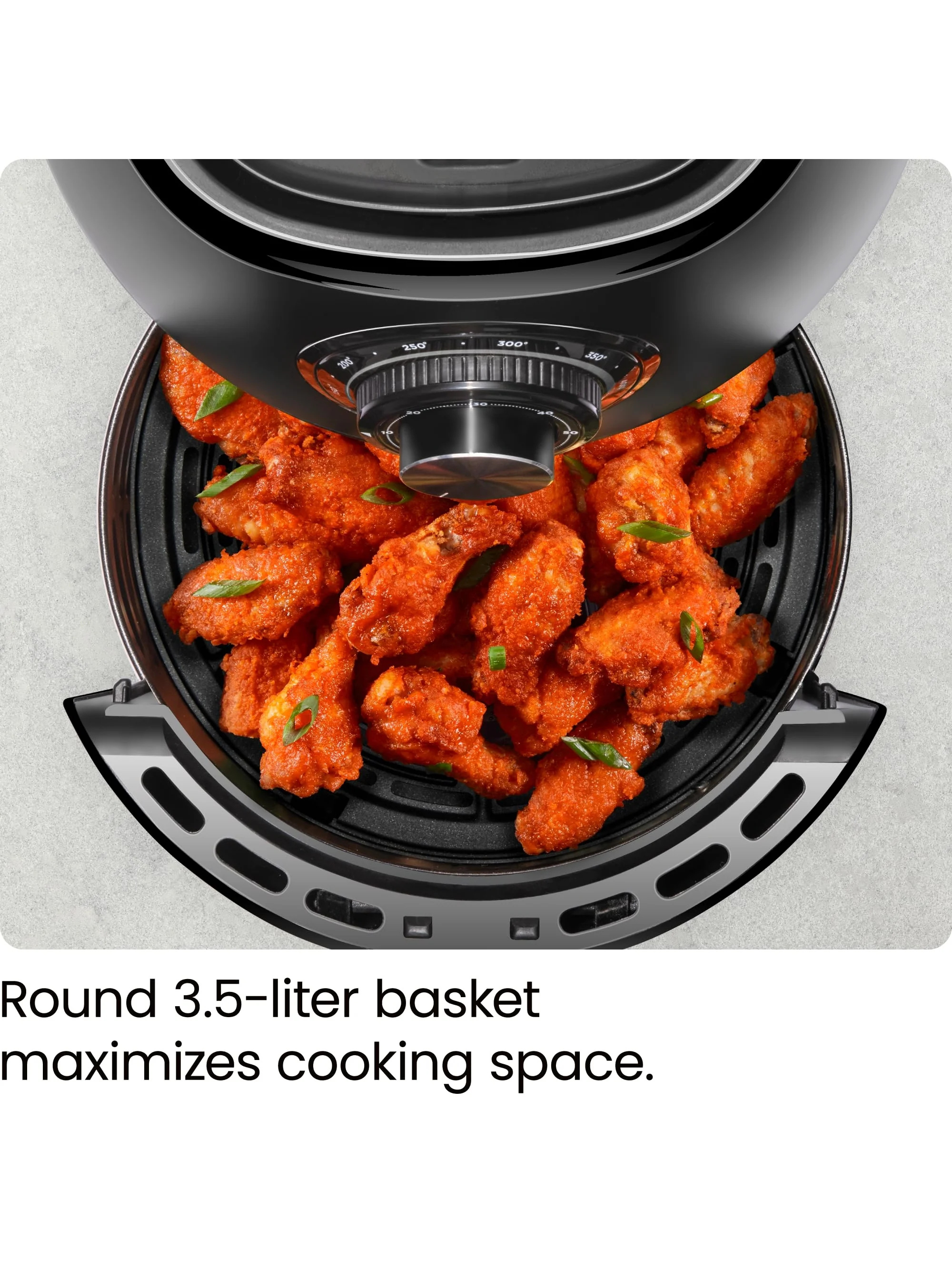 CHEFMAN Multifunctional Digital Air Fryer+ Rotisserie, Dehydrator, Convection Oven, 17 Touch Screen Presets Fry, Roast, Dehydrate, Bake, XL 10L Family Size, Auto Shutoff, Large Easy-View Window, Black