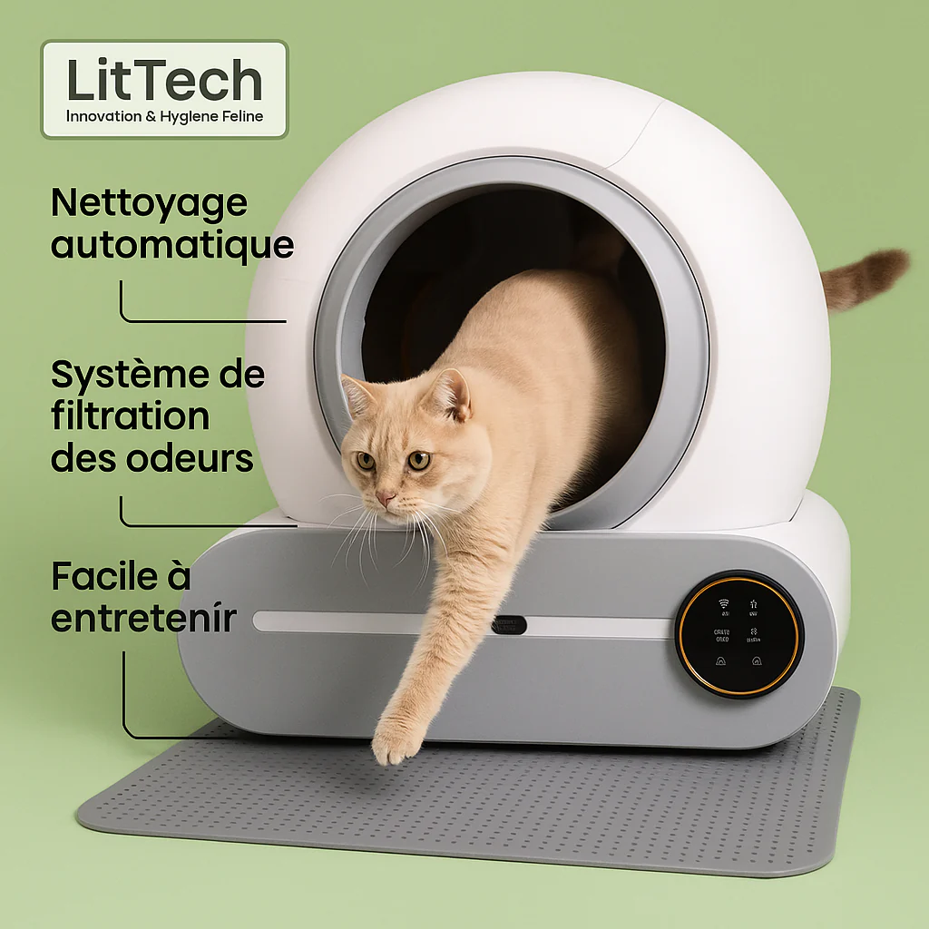 LitTech - Litière Automatique pour Chats.