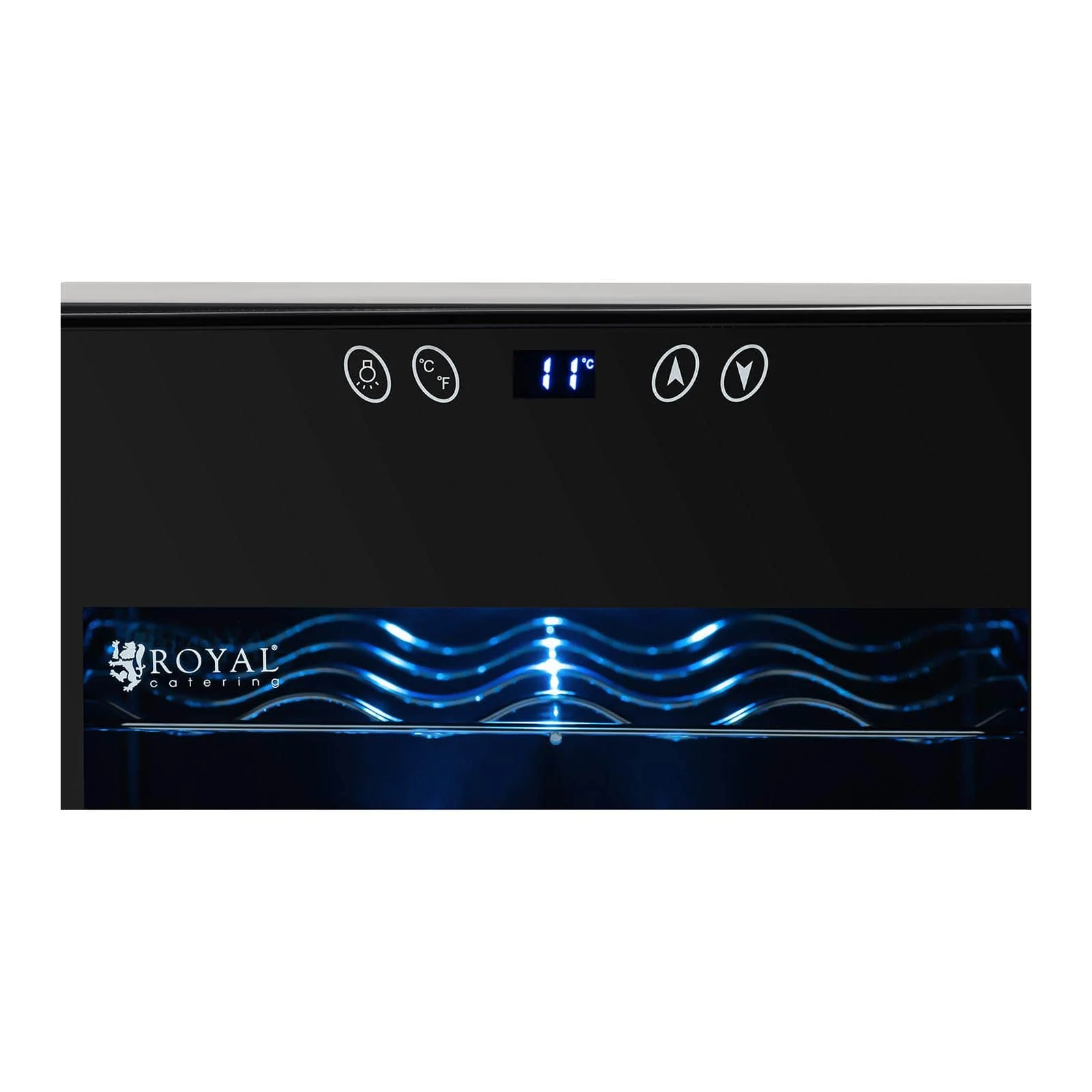 Cave à vin 70 litres  11 - 18 °C acier peint par poudrage noir 14_0005349