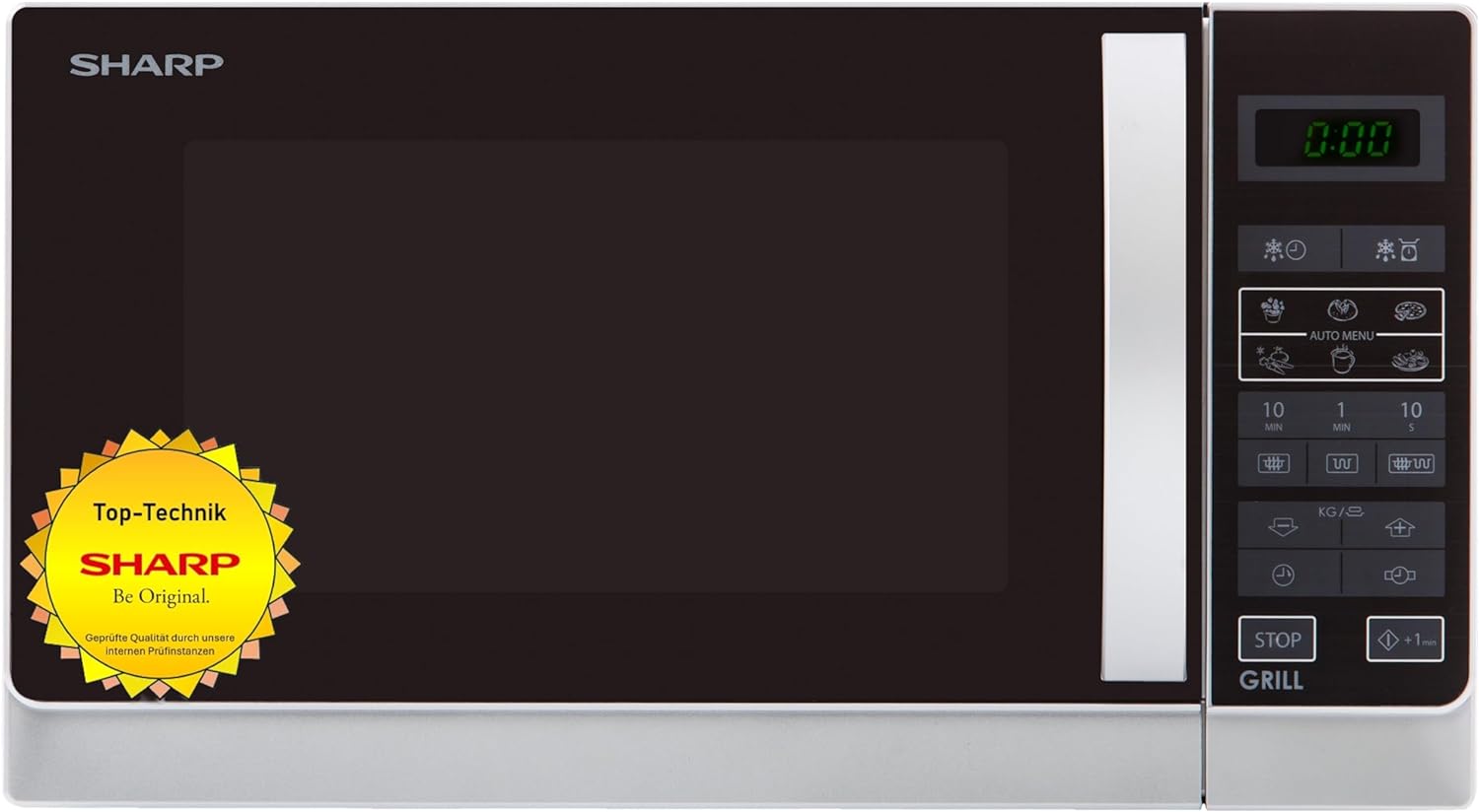 Sharp Home Appliances R742INW micro-onde Comptoir Micro-onde combiné 25 L 900 W Argent