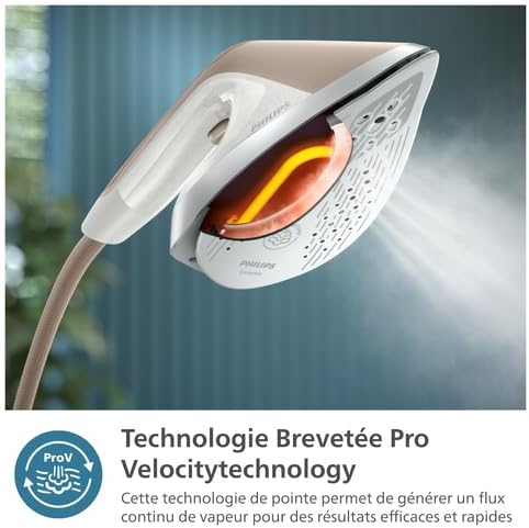 Philips Série 8500 Solution de repassage Tout-en-Un-Planche multi-angle, Technologie anti-brûlure, Socle amovible, Double technologie de chauffage, Élimine 99,9% des bactéries et acariens*(AIS8530/20)