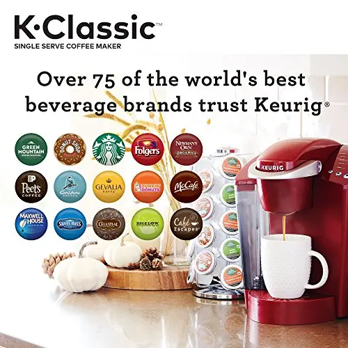 Keurig K-Classic Coffee Maker K-Cup Pod, Single Serve, Programmable, 6 to 10 oz. Brew Sizes, Black