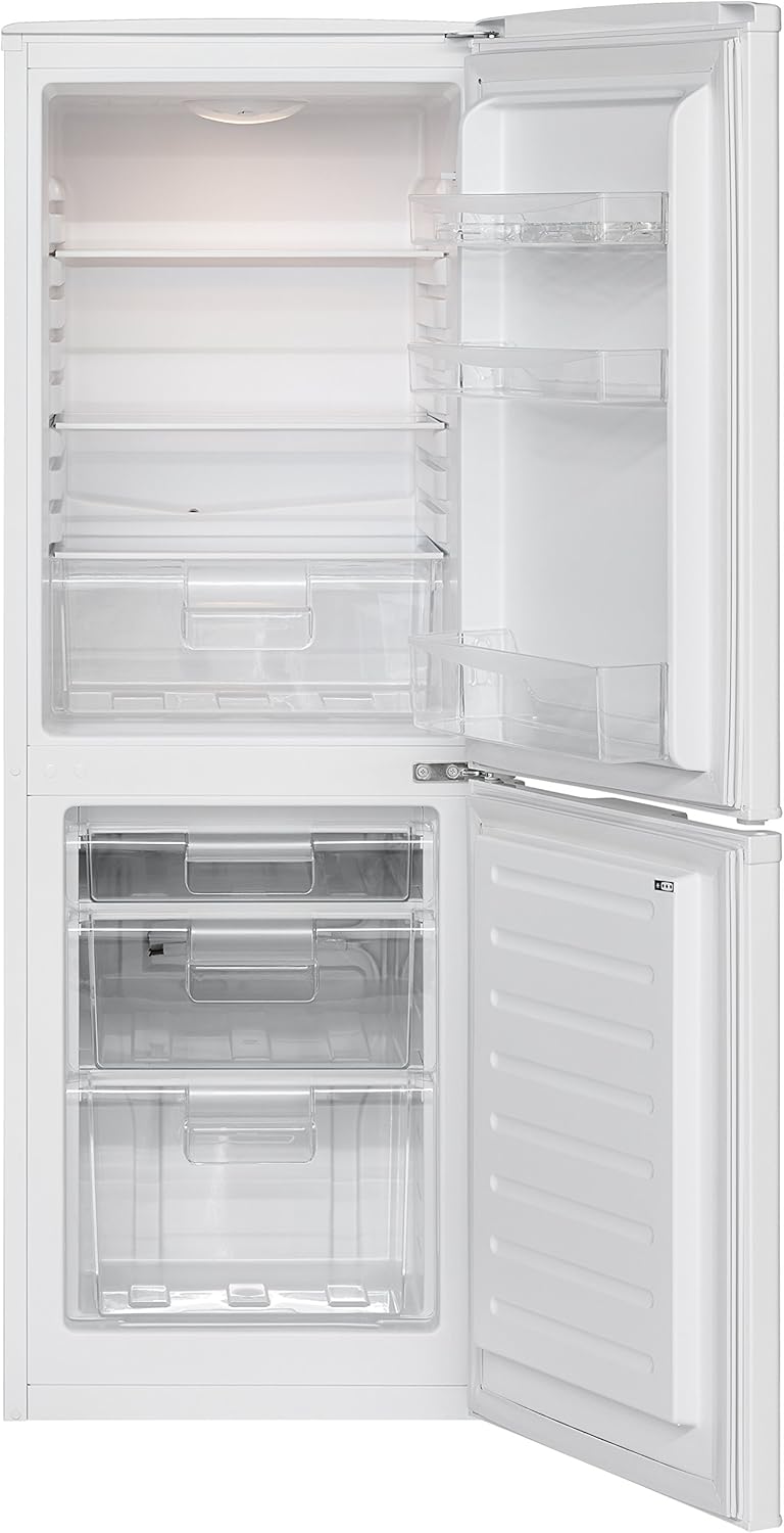 Réfrigérateur - congélateur Bomann KG 320 - Classe énergétique A+++ - Hauteur : 143,80 cm - 163 kWh/an - Réfrigérateur de 112 litres - Congélateur de 48 litres Weiß