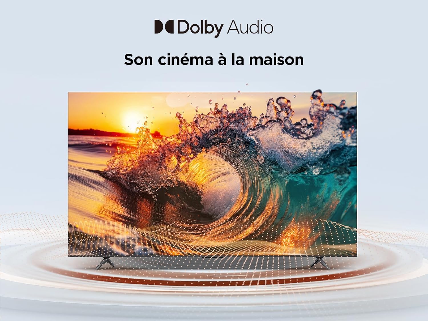 TCL 55V6B 55 Pouces 4K Ultra HD, HDR TV, Smart TV Powered by Google TV (Dolby Audio, Motion Clarity, Voice Control, Compatible avec Google Assistant, Chromecast intégré)