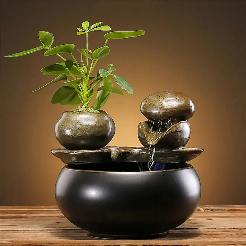 Fontaine à eau chat design - Céramique durable