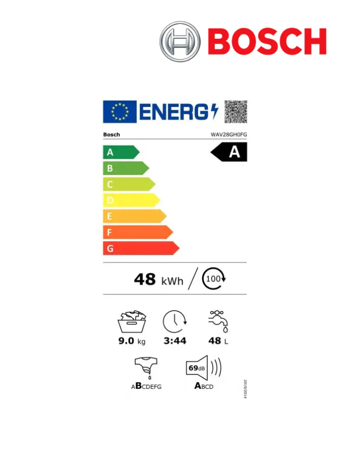 Bosch WAV28GH0FG