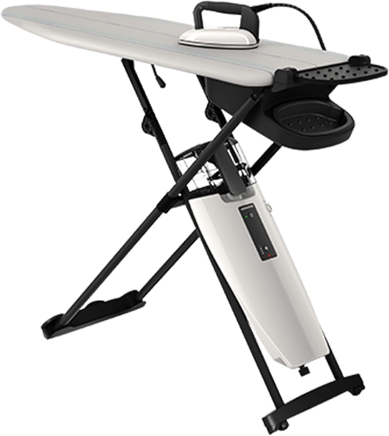 Laurastar Smart I Système de Repassage Avec Fer Professionnel Générateur Vapeur et Table Active Température Unique, Roulettes, Réservoir Amovible