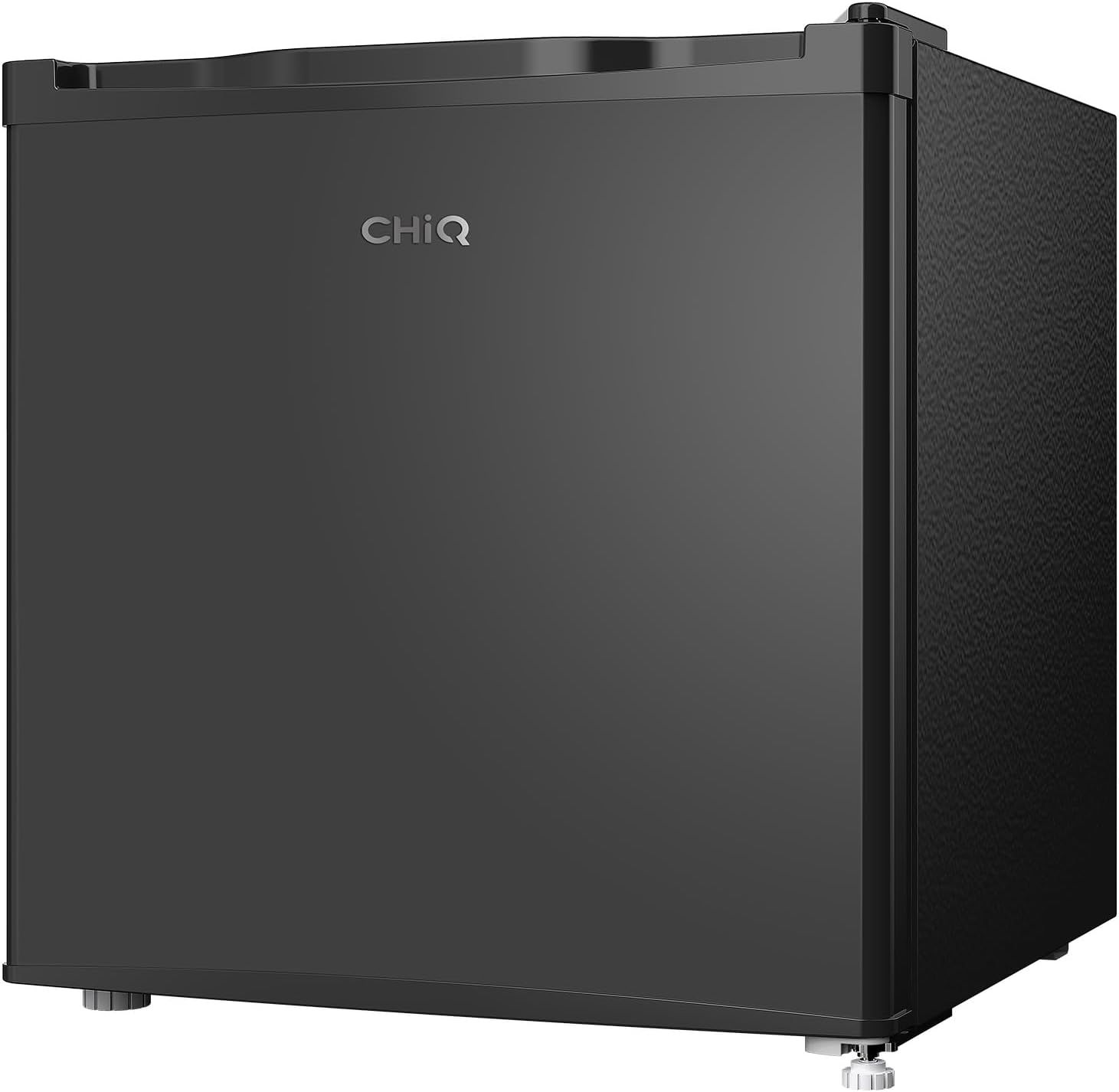 CHIQ Réfrigérateur vertical à une porte,126 L, encombremen 0,31 ㎡, Porte réversible, Tiroir à légumes, Étagères coulissantes, Faible niveau sonore 39 dB, Éclairage à DEL, Noir CSF120BE