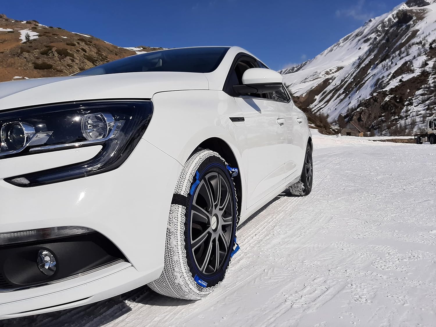 MICHELIN Chaussettes à Neige Textile EVO 6, Gris, SOS