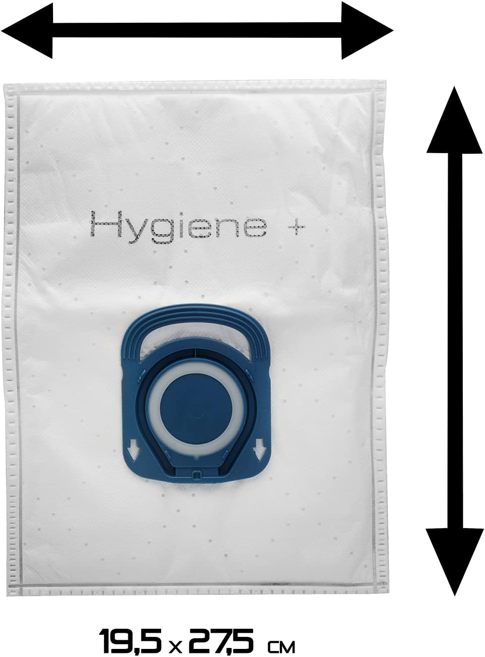 Rowenta Silence Force Aspirateur avec Sac Silencieux, Performant, Capacité 4,5 L & Lot de 4 Sacs Hygiène+, Compatibles avec Les aspirateurs traineau Compact Power, Power XXL