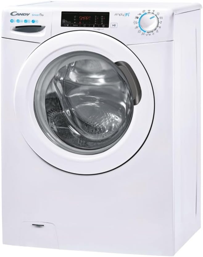 CANDY CO 12105TE/1-S Lave-linge Hublot Smart Pro, 10 kg, 1200 tr/min, Classe E, Blanc